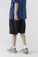 Japanese Brand 21SS Indigo Union Japan Black Striped Chino Shorts Size US 32 / EU 48 - 4 Thumbnail