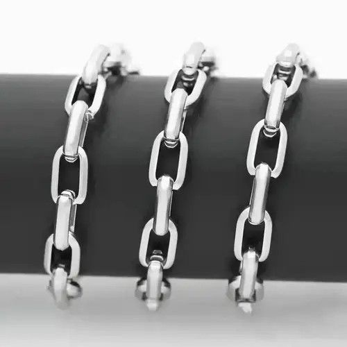 Jewelry Stylish Silver Chain Bracelet Size ONE SIZE - 6 Thumbnail