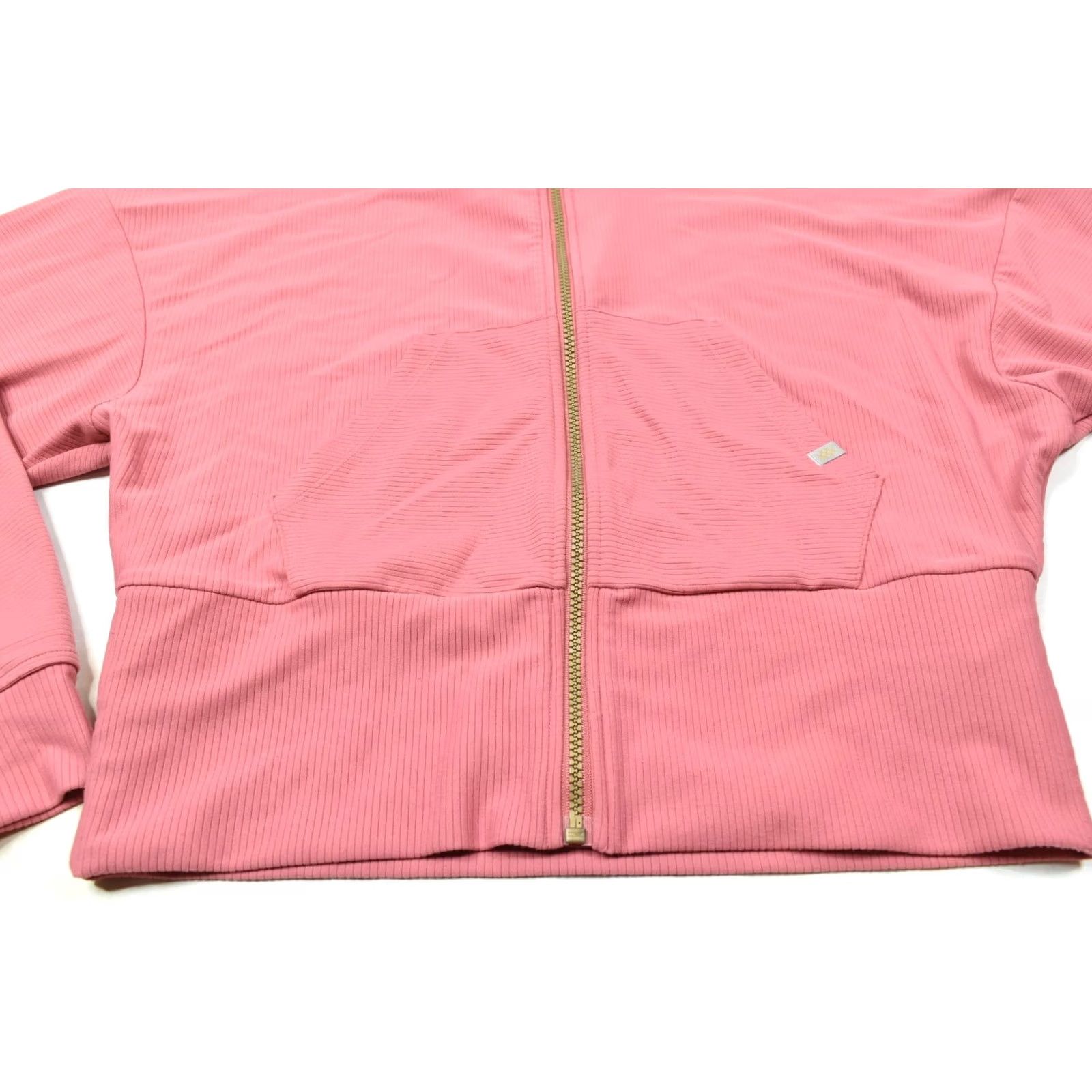 Rhone Rhone Ripple Full Zip Womens Medium Hibiscus Blush Long Sleeve Stretch Active Size M / US 6-8 / IT 42-44 - 4 Thumbnail