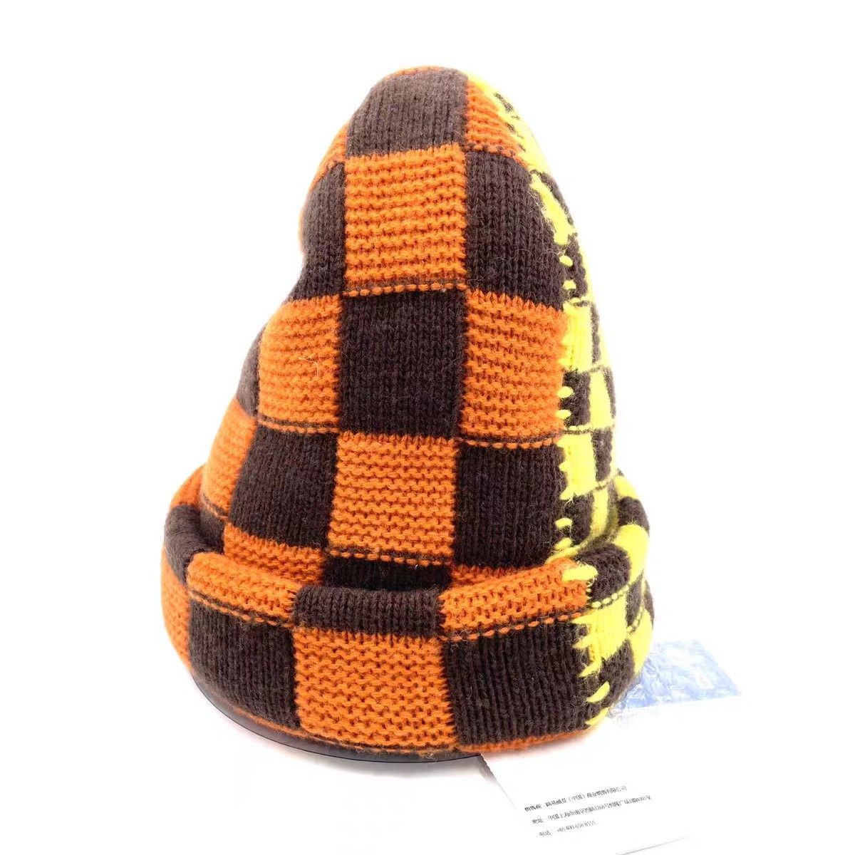 Louis Vuitton Louis Vuitton Feidun checkerboard knit cold hat Size ONE SIZE - 6 Thumbnail