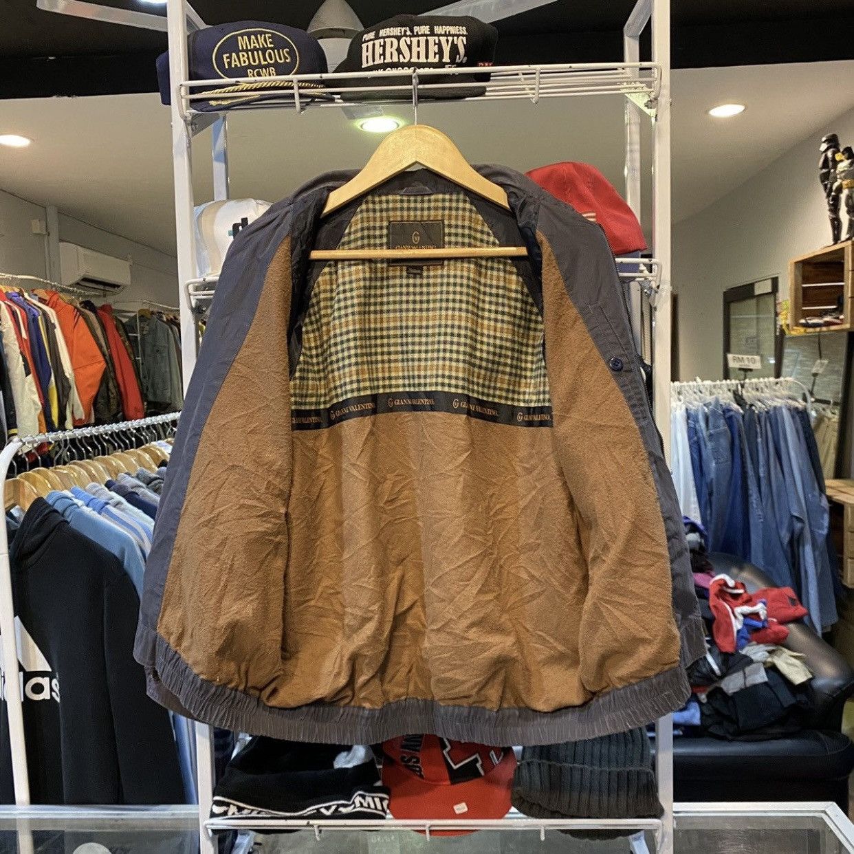 Gianni Valentino Vintage Gianni Valentino Italy Faded Bomber Jacket Size US M / EU 48-50 / 2 - 3 Thumbnail