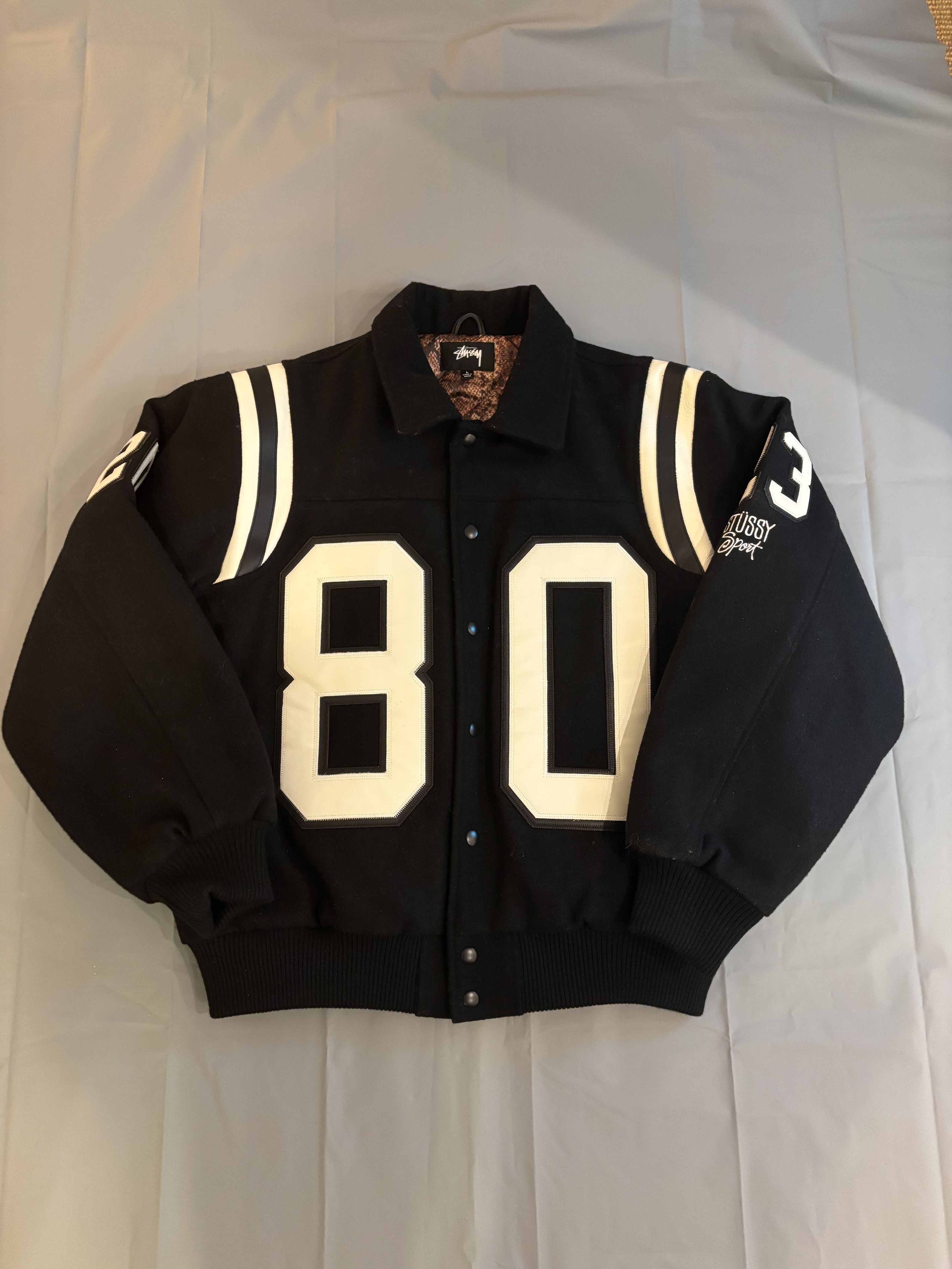 Stussy stussy ss link varsity jacket | Grailed