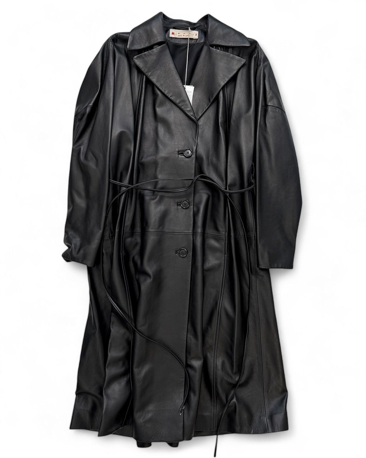 Marni $4,600 Lambskin Leather Wrapped Size XS / US 0-2 / IT 36-38 - 2 Thumbnail