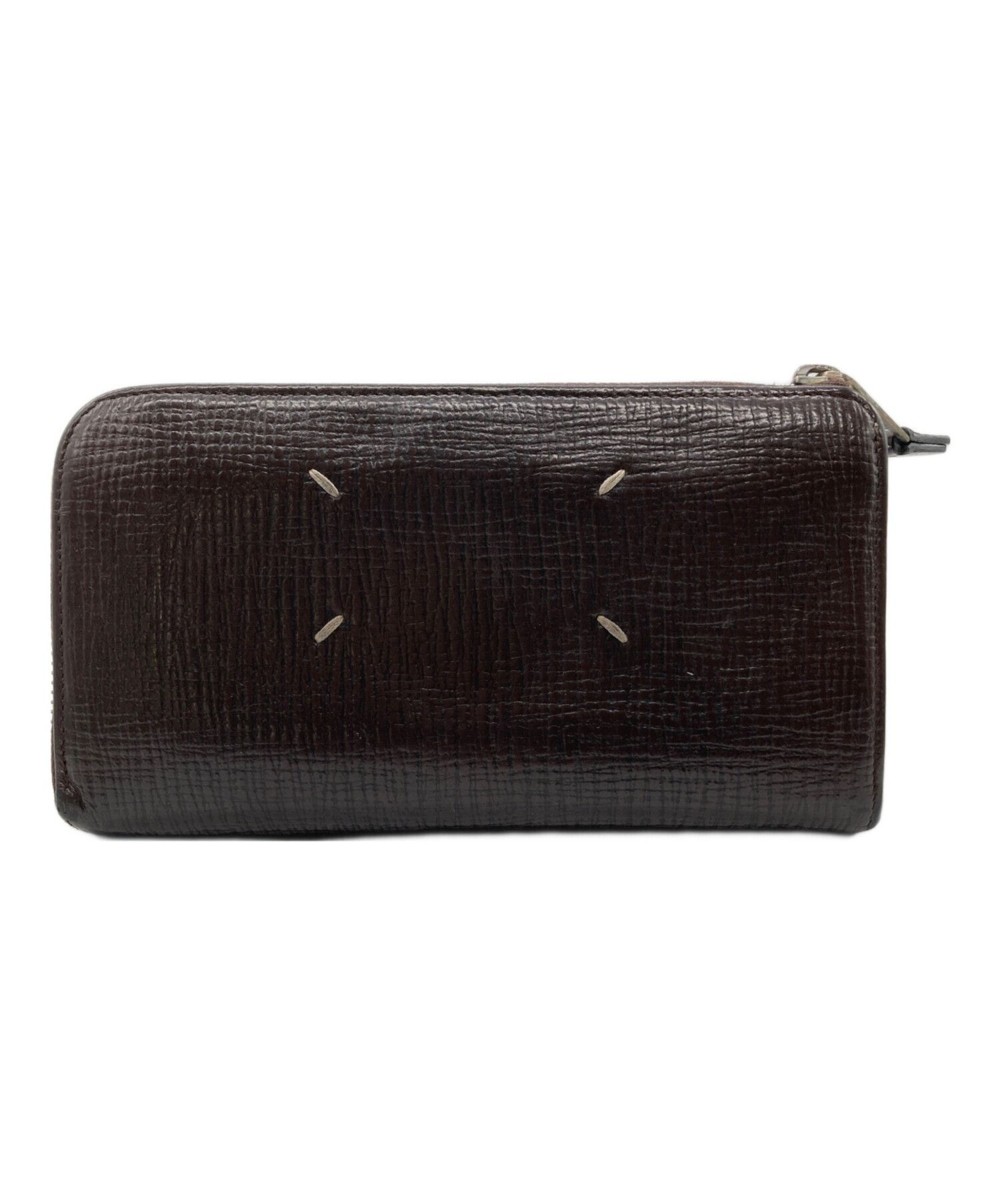 Maison Margiela Maison Margiela L-shaped Zipper Long Wallet Brown Size ONE SIZE - 3 Thumbnail