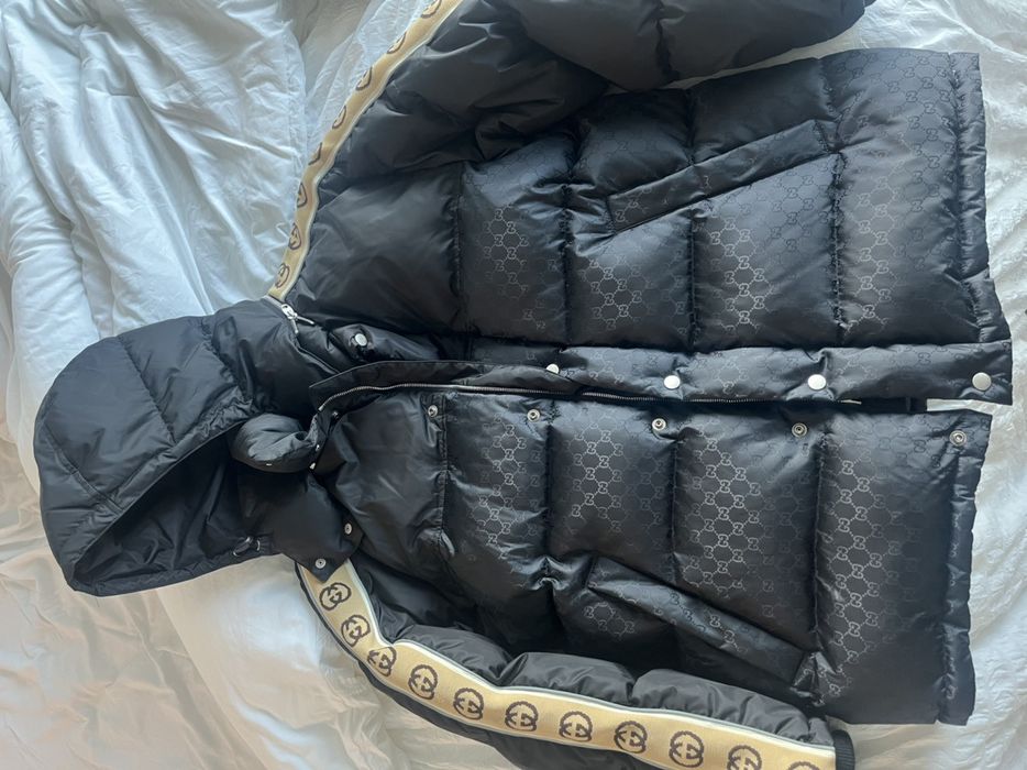 Gucci GG JACQUARD NYLON PADDED COAT Grailed
