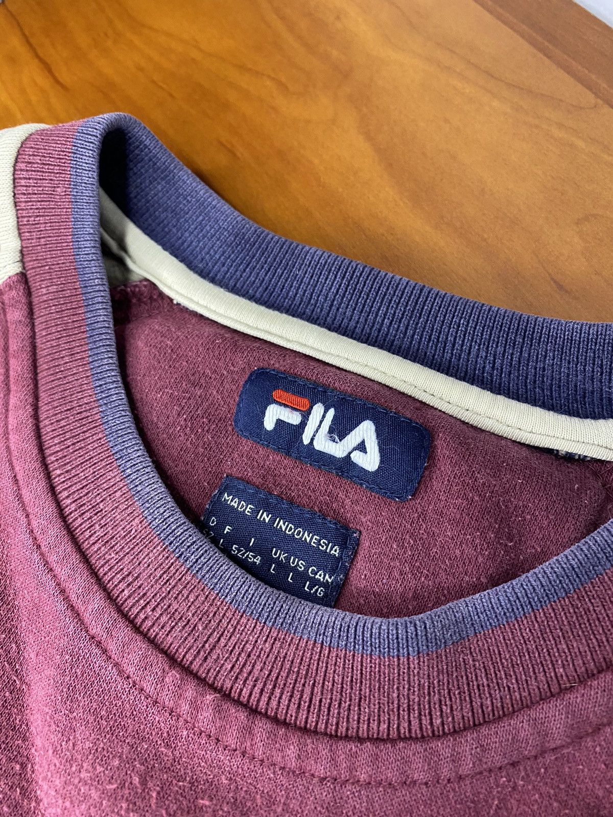 Fila 🚨Vintage 90s Fila sweatshirt Big Embroidered logo boxy fit Size US L / EU 52-54 / 3 - 5 Thumbnail