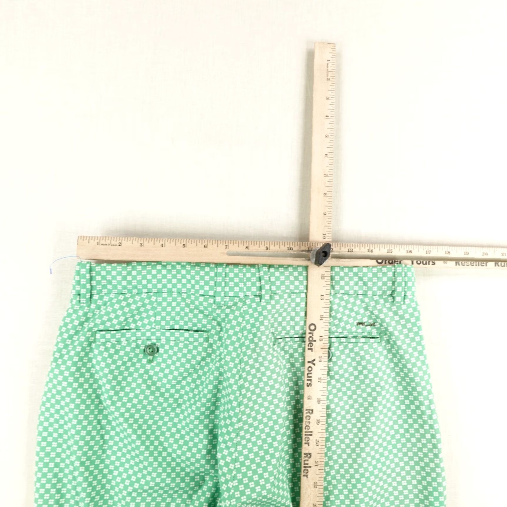 RLX Ralph Lauren RLX Ralph Lauren Shorts Mens 34 Geometric Chino 9" Inseam Green Tailored Fit Casual Stretch Pocketed RLX Golf Brand Mens Size US 32 / EU 48 - 7 Thumbnail