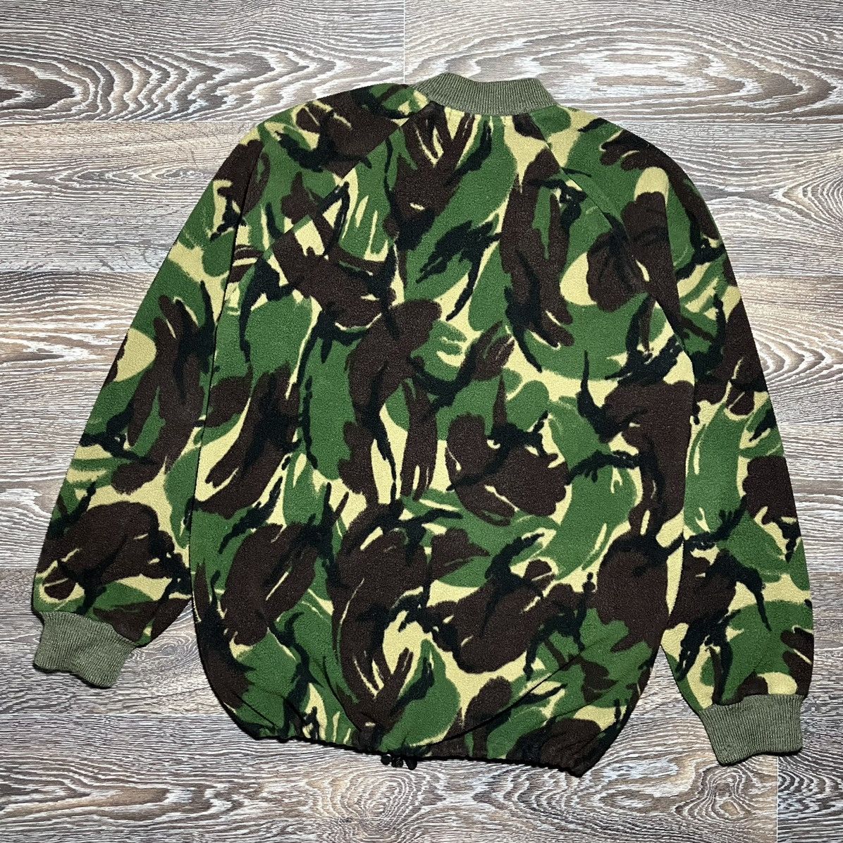 Vintage 90s NATO British Army DPM Camo Fleece Bomber DCTA Jacket Size US M / EU 48-50 / 2 - 6 Thumbnail