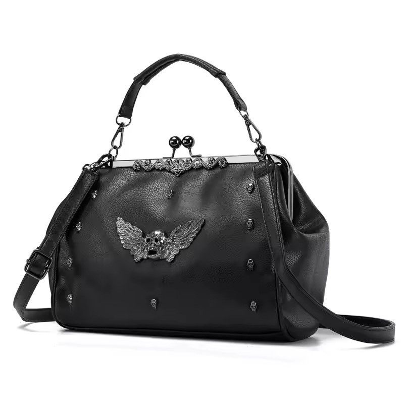 Other Y2K Skull Rivet Tote Bag – Premium Punk Crossbody Size ONE SIZE - 8 Thumbnail