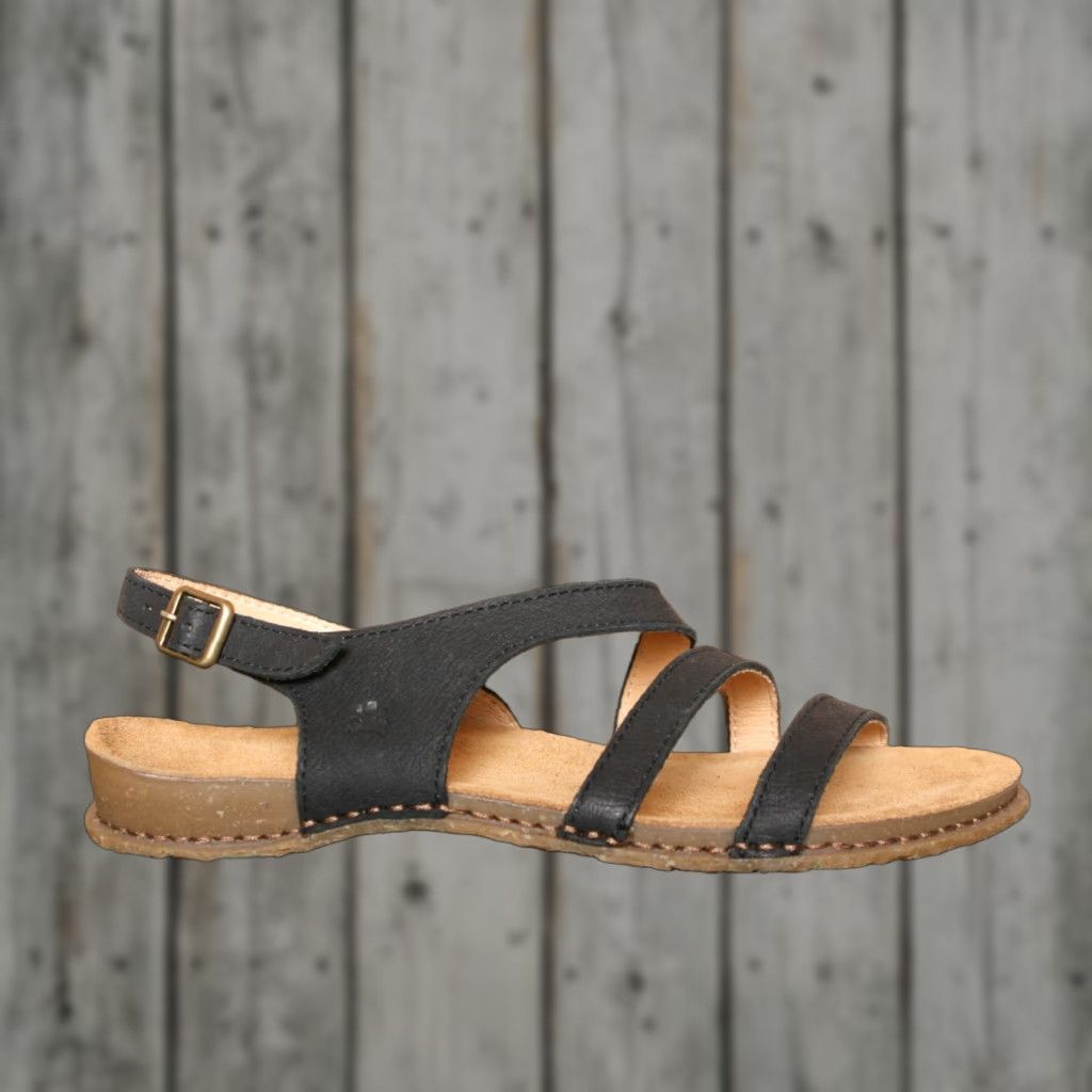 Vintage VINTAGE El Naturalista Slingsback Sandals Leather Black Slingback Women's 8 EU 38 US 8 Size US 8 / IT 38 - 1 Thumbnail