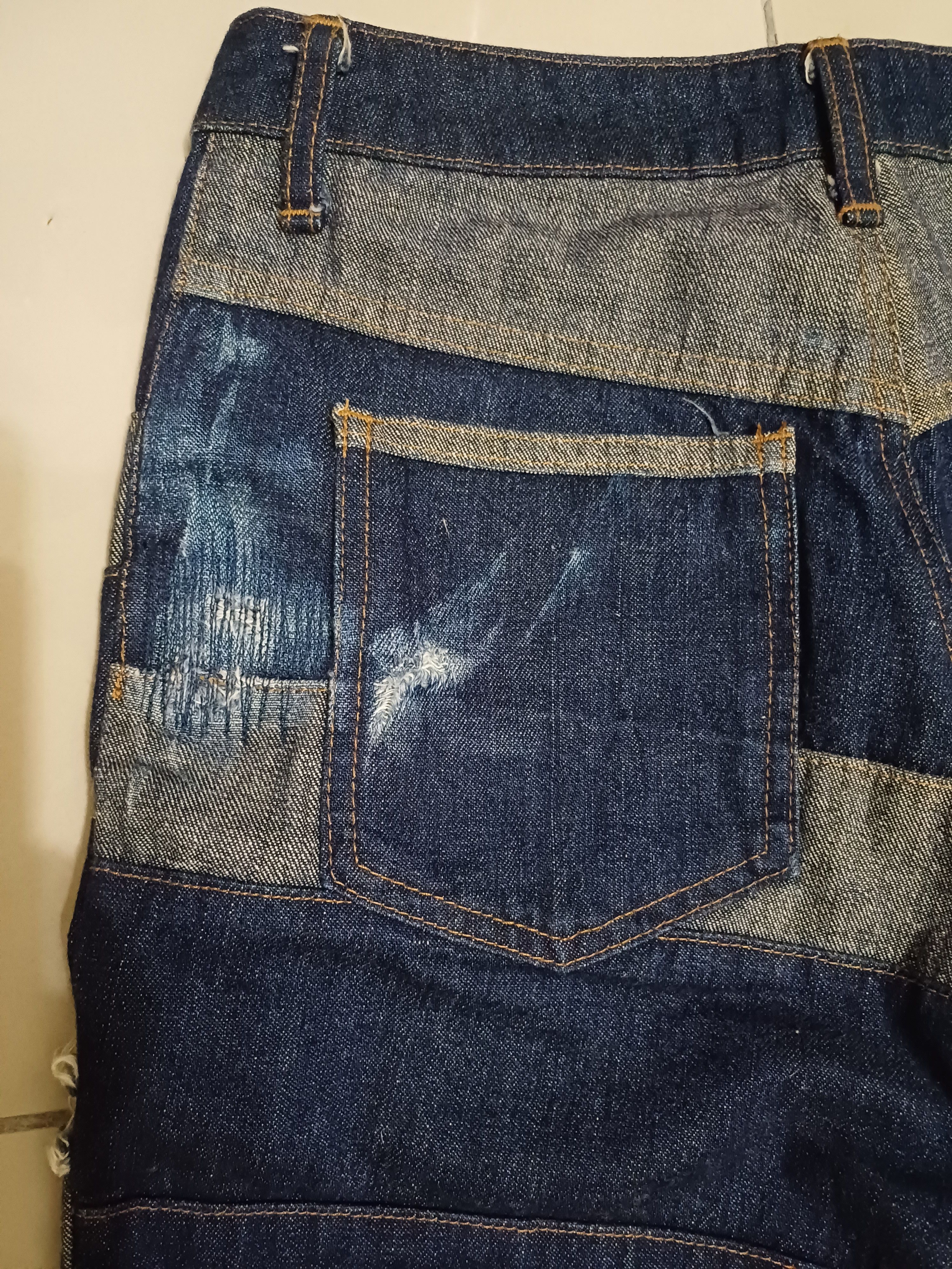 Hysteric Glamour Patchwork flared jeans inspired by Hysteric Glamour Size 28" / US 6 / IT 42 - 8 Thumbnail