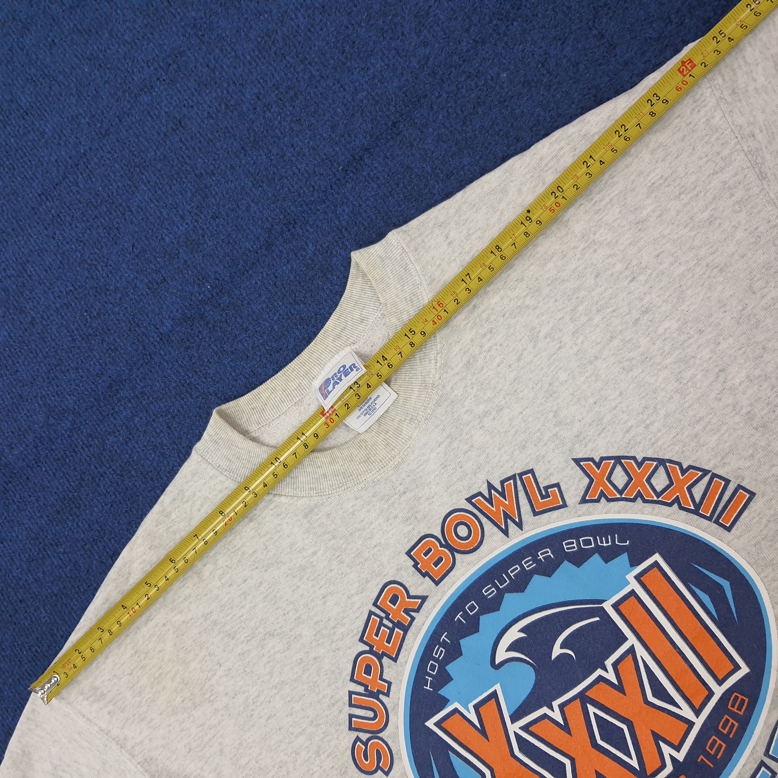 Pro Player Vintage Pro Player Super Bowl San Diego'98 Sweatshirt C254N3 Size US XL / EU 56 / 4 - 11 Thumbnail