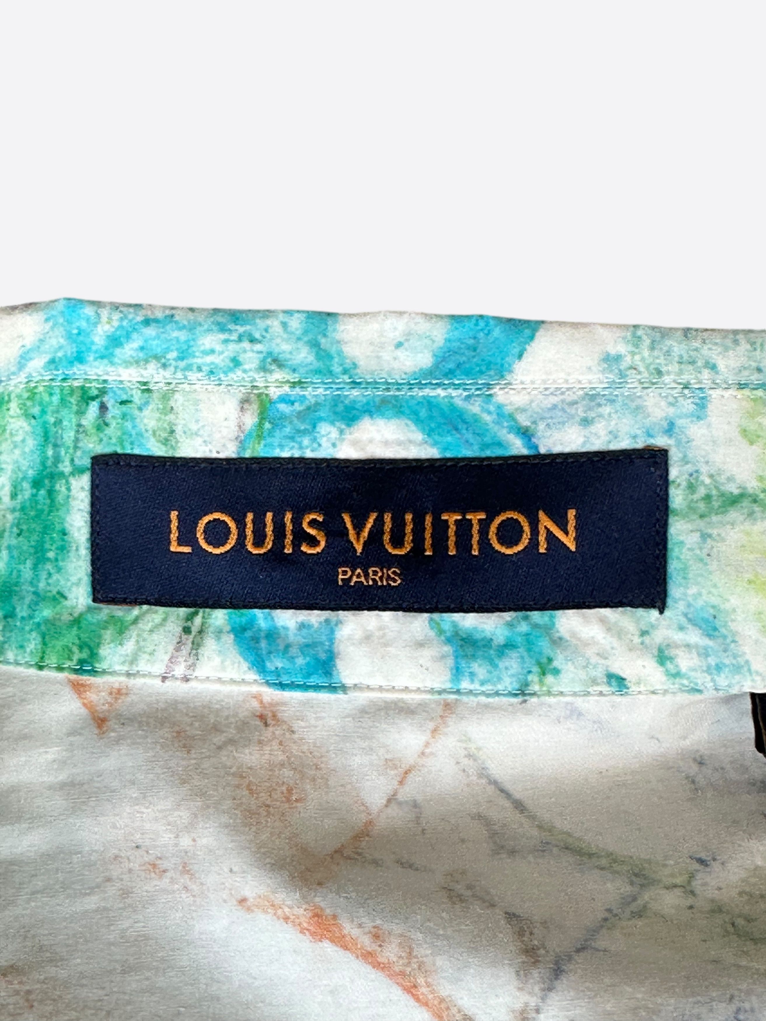 Louis Vuitton Louis Vuitton Multicolor Pastel Monogram Button Up Shirt Size US XL / EU 56 / 4 - 3 Thumbnail