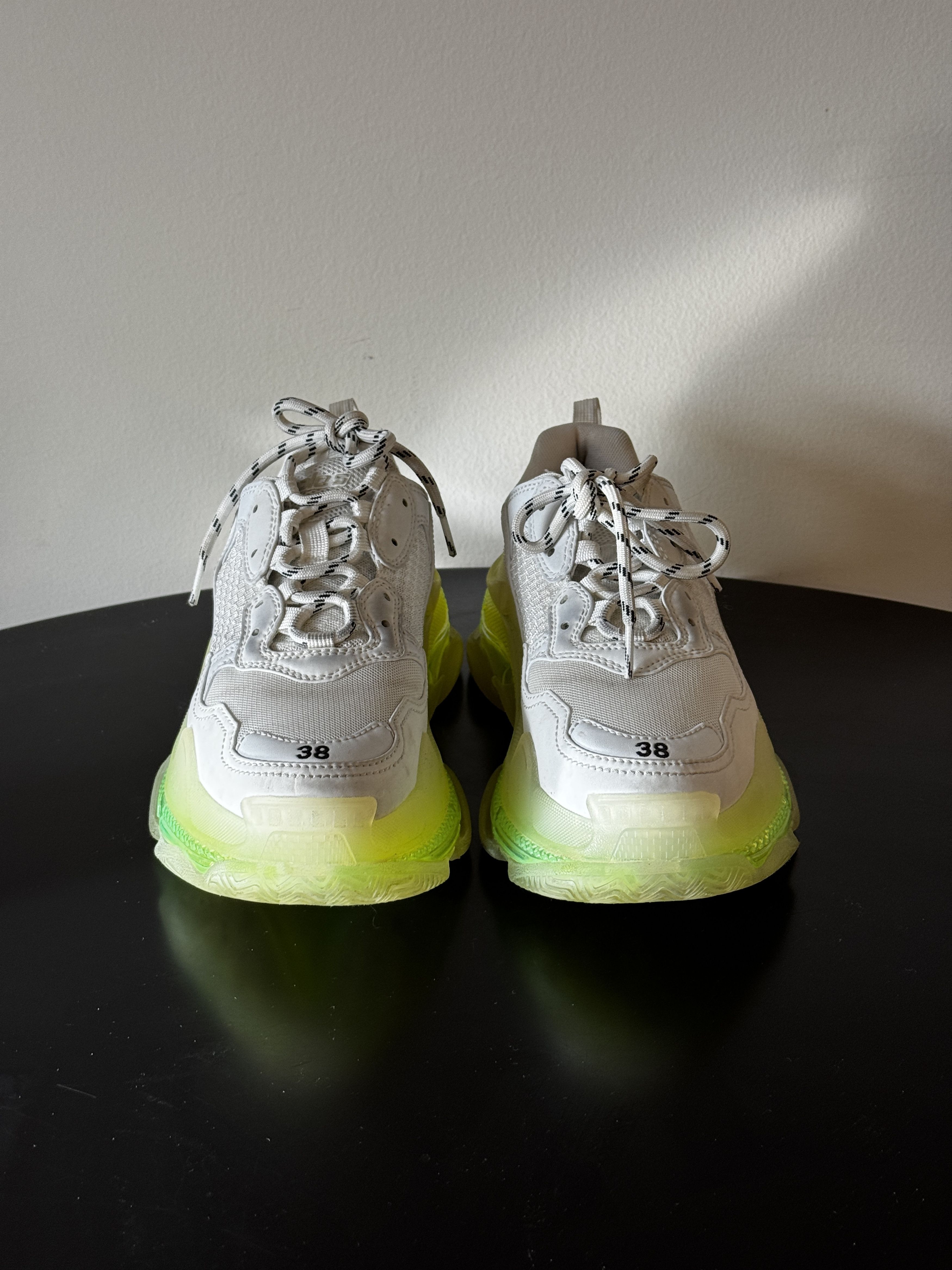 Balenciaga Balenciaga Triple S Clear Sole White / Fluo Yellow Size US 8 / IT 38 - 6 Thumbnail