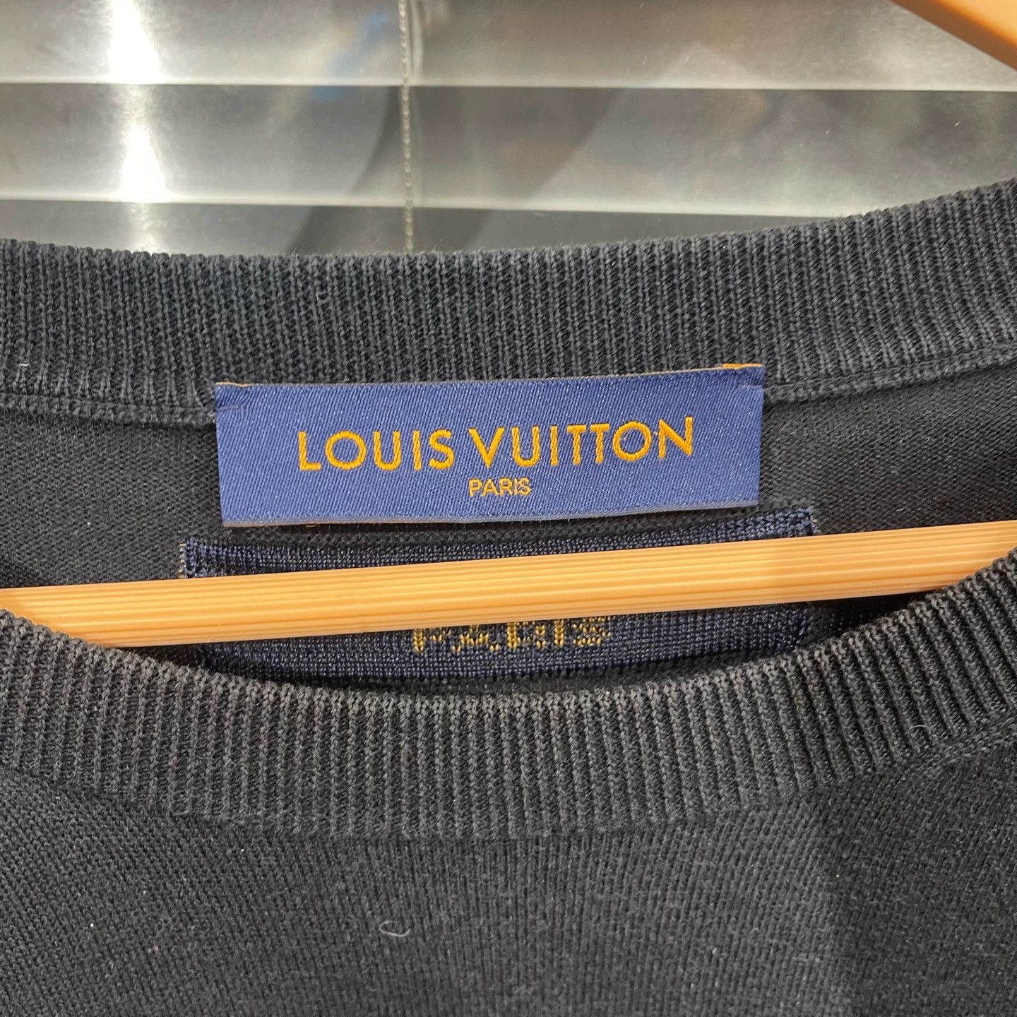 Louis Vuitton LV Black Phantom Knit Short Sleeve Tee Size US XL / EU 56 / 4 - 3 Thumbnail