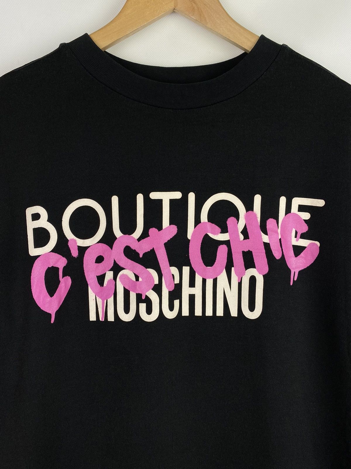 Moschino Boutique Moschino ladies big logo sweatshirt dress size US 6 Size S / US 4 / IT 40 - 7 Thumbnail