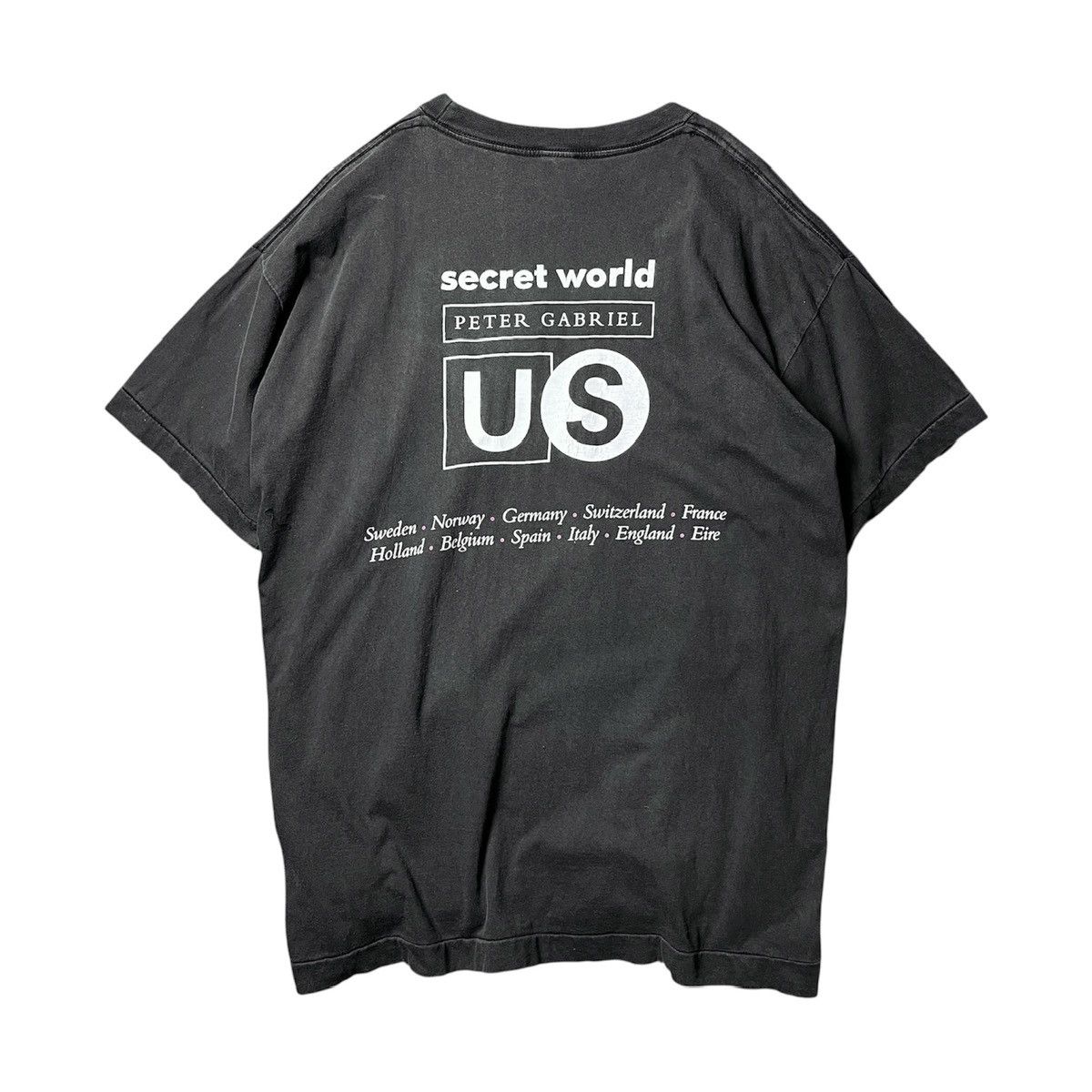 Band Tees Peter Gabriel “Secret World” Tour Tee – 1993 Size US XL / EU 56 / 4 - 2 Thumbnail