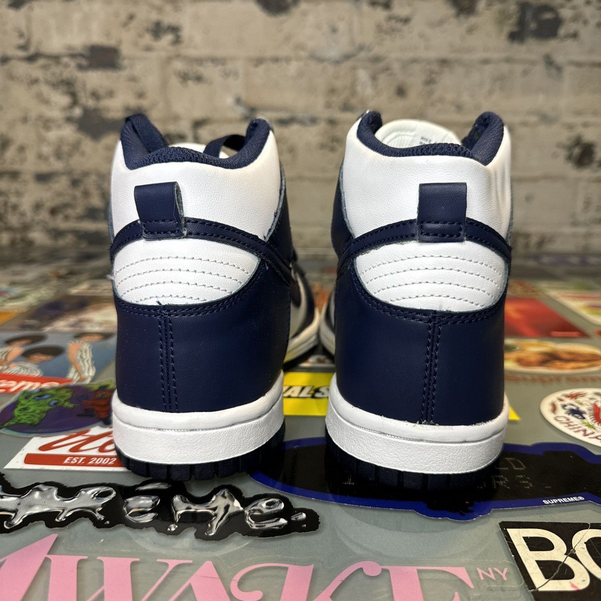 Nike Nike Dunk High Midnight Navy GS Size 4Y KIDS Size US 5 / EU 37 - 2 Thumbnail