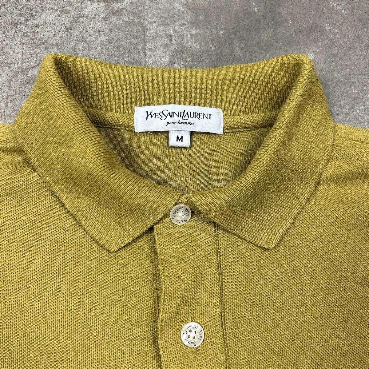 Vintage × Yves Saint Laurent Vintage 1990s Yves Saint Laurent Polo Longsleeve Size US M / EU 48-50 / 2 - 9 Thumbnail