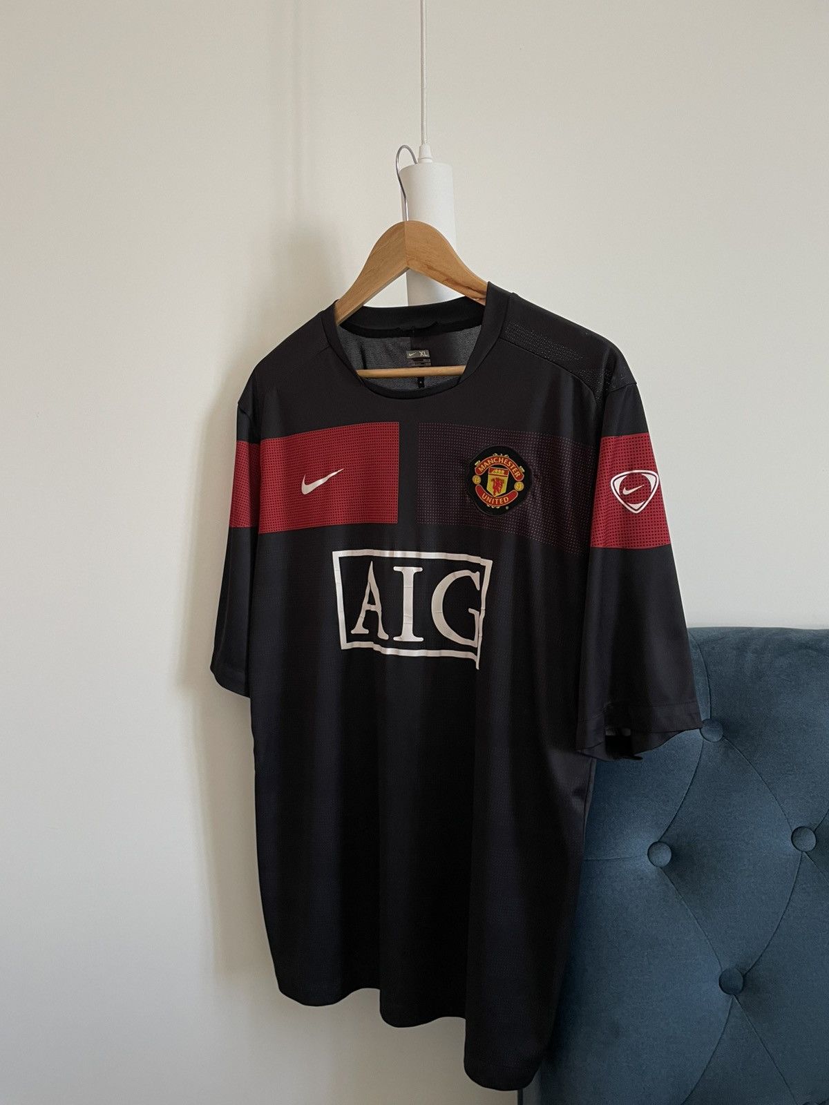 Nike Vintage Nike Manchester United 2009/2010 Football Shirt RARE Size US XL / EU 56 / 4 - 2 Thumbnail