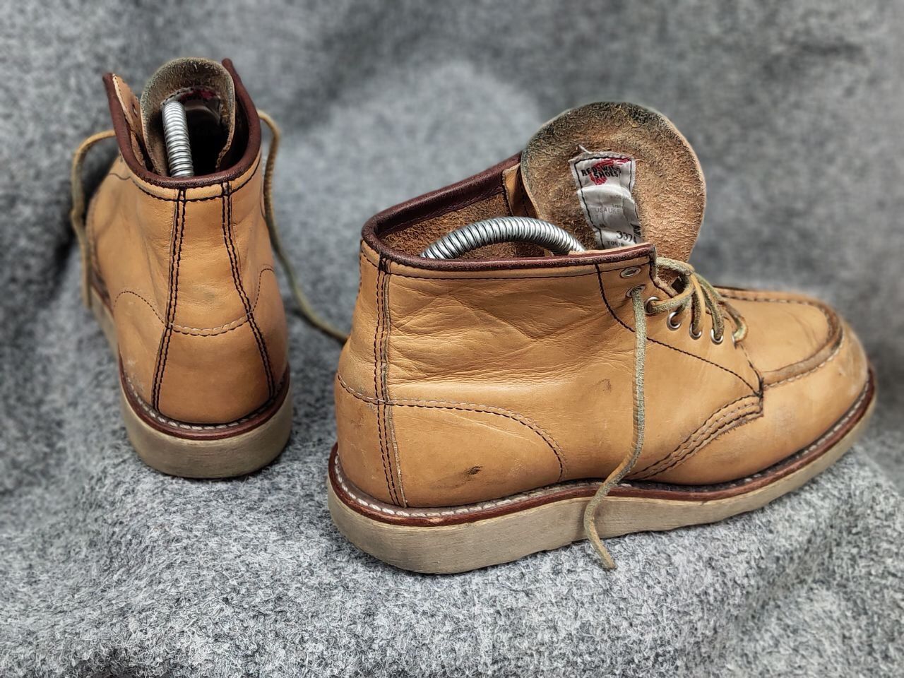 Red Wing Vintage Red Wing Moc Toe 3374 Faded Leather Boots Shoes Size US 5 / EU 37 - 22 Thumbnail