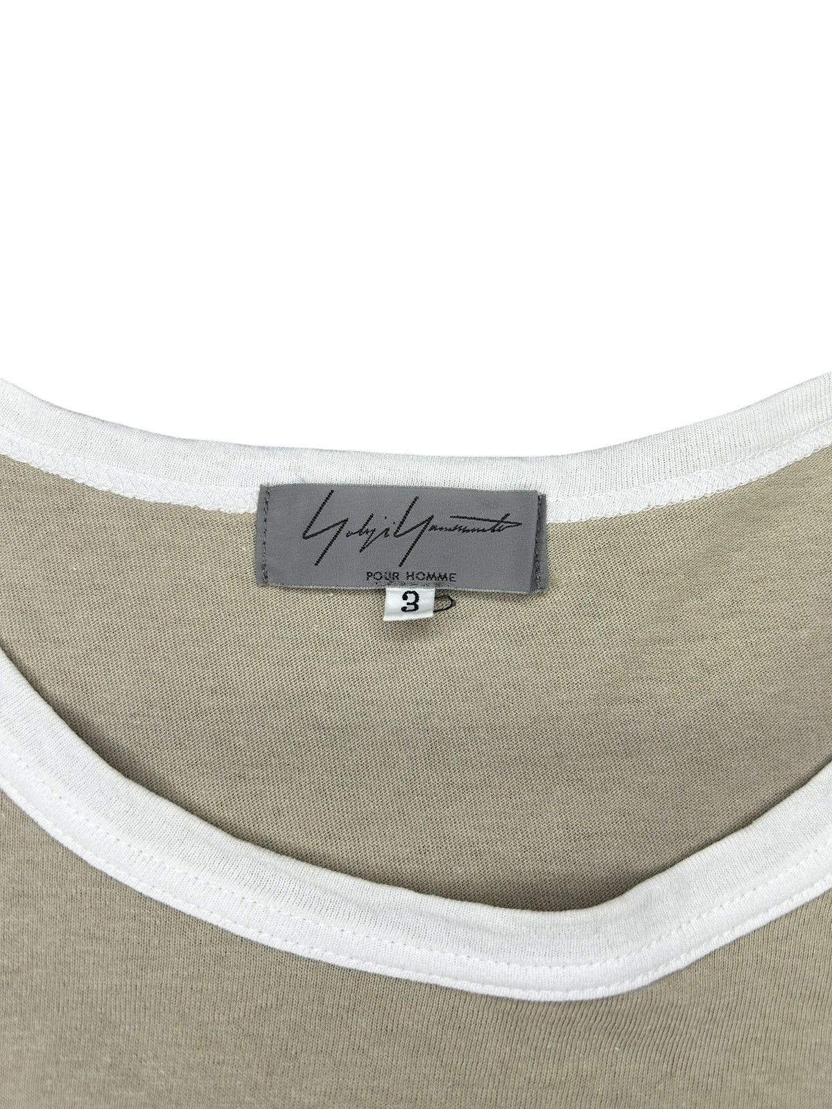 Yohji Yamamoto Pour Homme Ringer T-Shirt Size US L / EU 52-54 / 3 - 2 Thumbnail