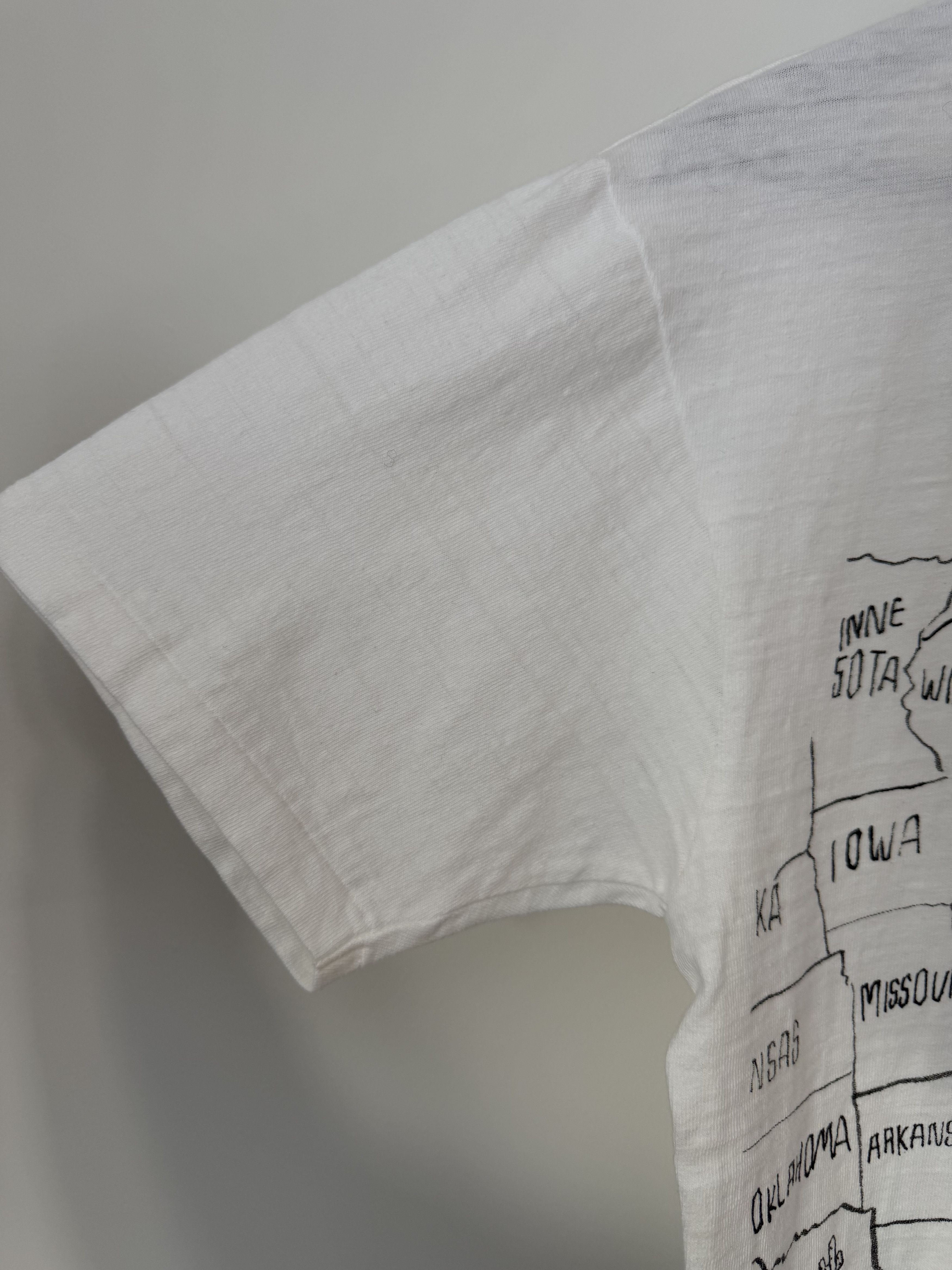 Human Made Human Made East Coast Map Graphic Tee in White Size US M / EU 48-50 / 2 - 4 Thumbnail