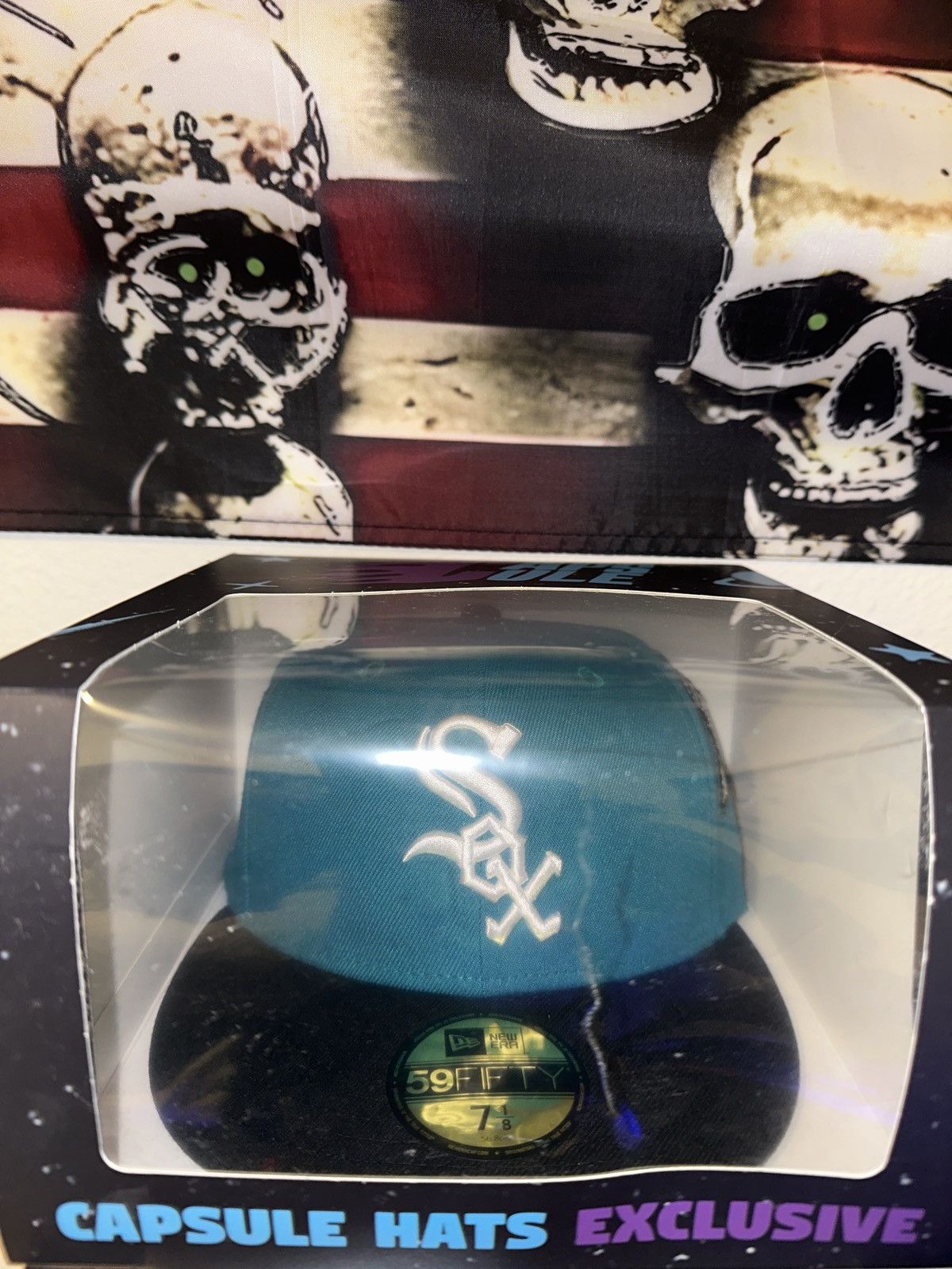 Capsule × New Era 7 1/8 New Era x Capsule Exclusive Chicago Sox Fitted Hat Size ONE SIZE - 1 Thumbnail