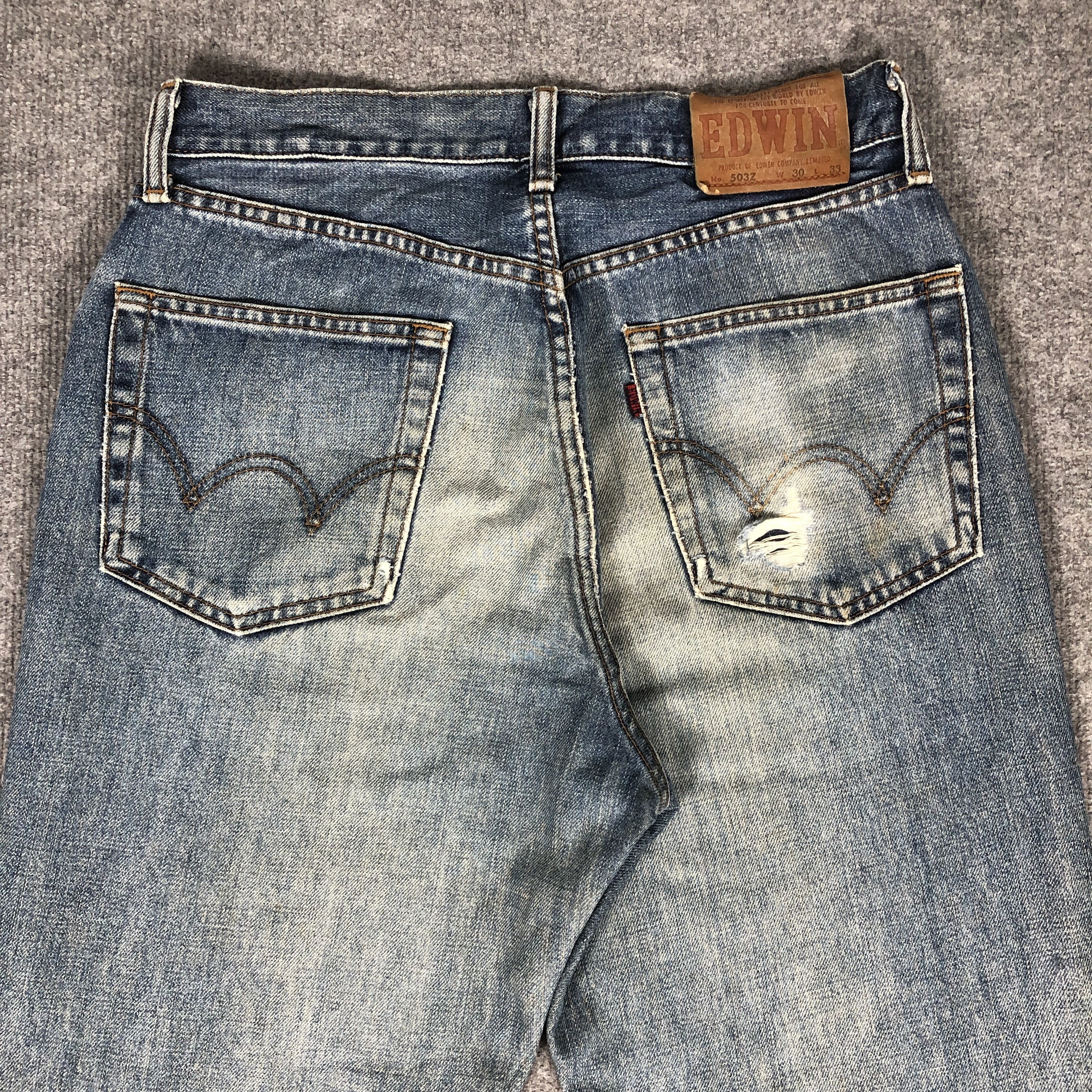 Edwin × Vintage Vintage Edwin 503 Regular Jeans L1196 Size US 29 - 5 Thumbnail