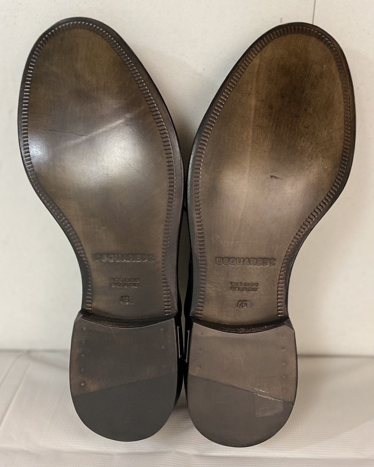 Dsquared2 Dsquared2 🇮🇹 Black Leather Metalhead Wingtip Derby 12 NEW Size US 12 / EU 45 - 9 Thumbnail