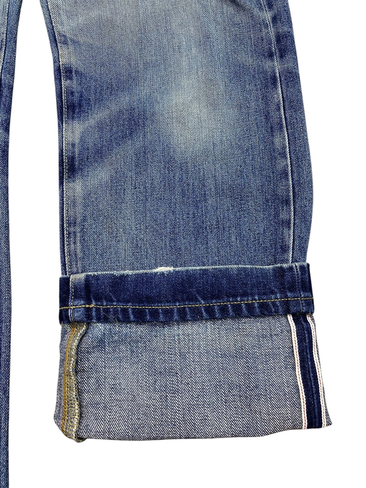 Uniqlo Uniqlo Selvedge Faded Wash Style Loose Jeans Size US 33 - 5 Thumbnail