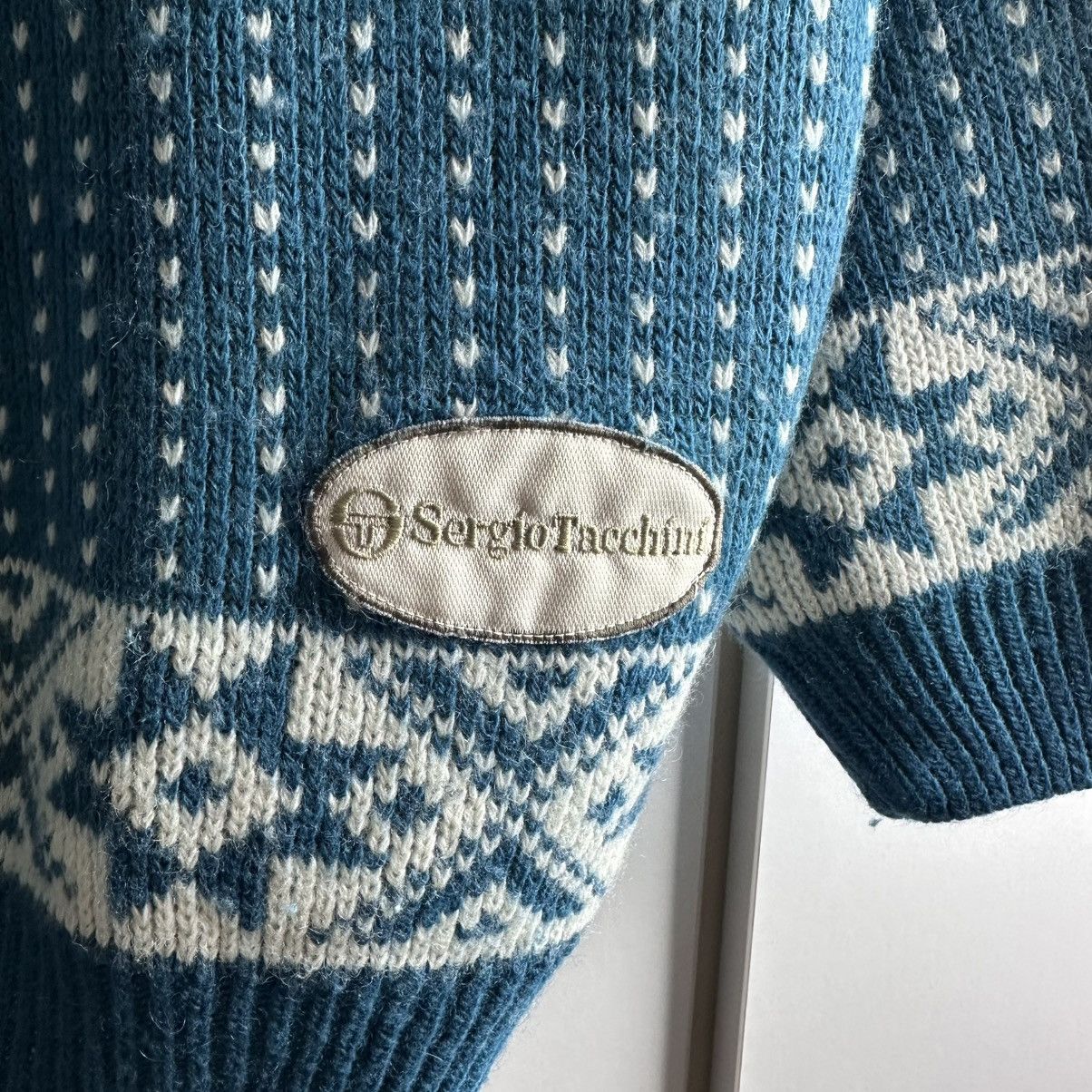 Sergio Tacchini Sergio Tacchini Made in Italy Vintage Sweater Exclusive Rare Size US L / EU 52-54 / 3 - 2 Thumbnail