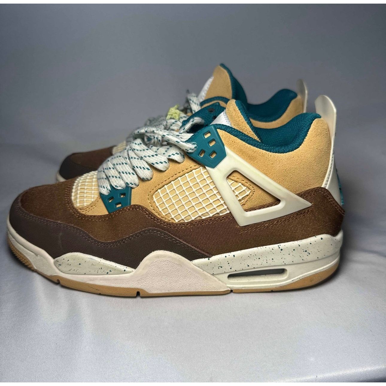 Jordan Brand × Nike Size 5.5 - Nike Air Jordan 4 Retro GS Cacao Wow Men's Shoes Size US 5.5 / EU 38 - 8 Thumbnail