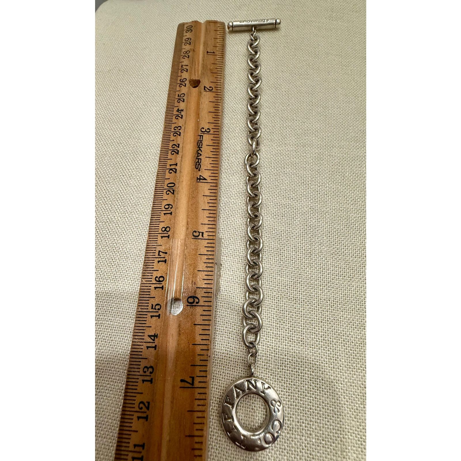 Tiffany & Co. VTG Tiffany & Co Sterling 925 Bracelet 6.75” 25g COA Size ONE SIZE - 4 Thumbnail