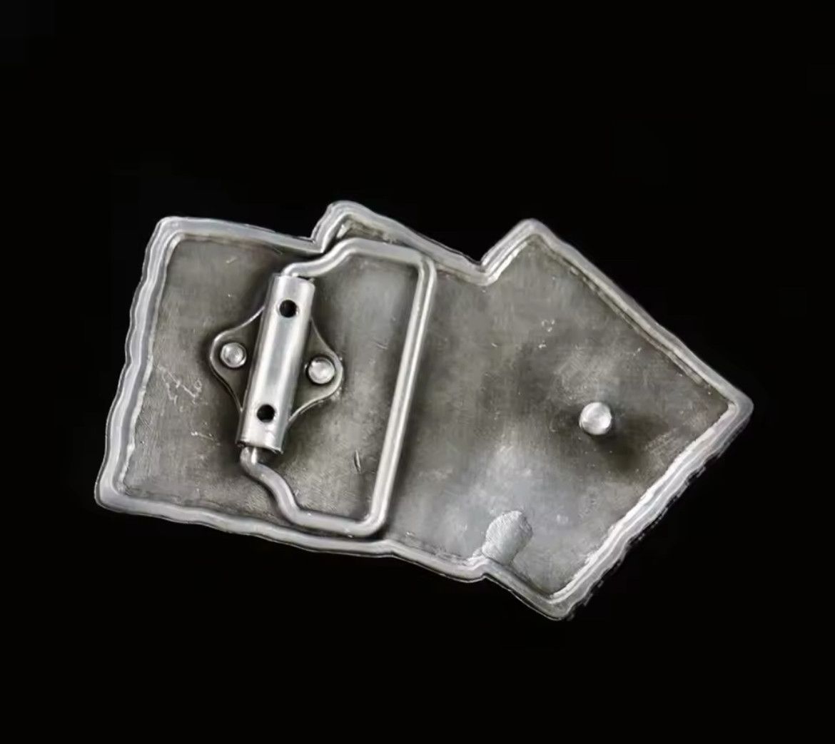 Japanese Brand Punk Style "TRIPLE X C*NDOM" belt buckle ( no belt ) Size ONE SIZE - 3 Thumbnail