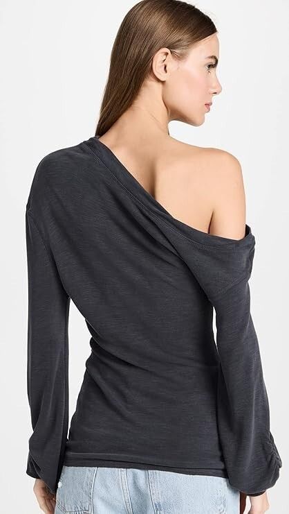 Free People Free People All Day Tunic Top in Black ( XS ) Size XS / US 0-2 / IT 36-38 - 3 Thumbnail