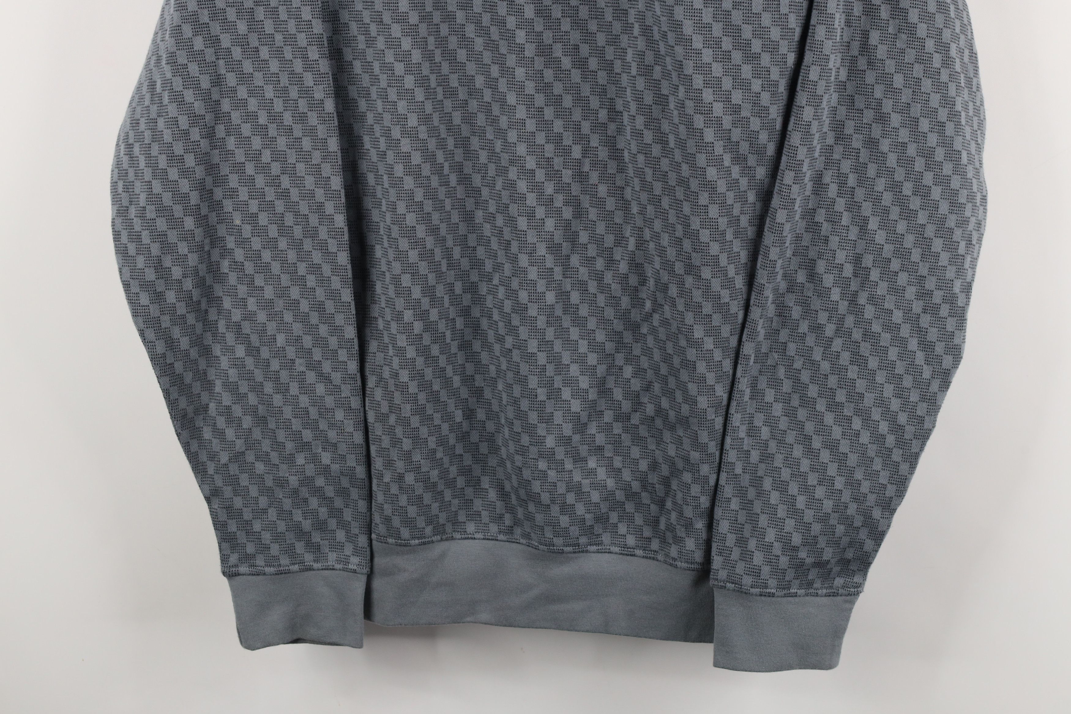 Vintage Vintage 90s Streetwear Checkered Knit Collared Pullover Polo Size US L / EU 52-54 / 3 - 3 Thumbnail