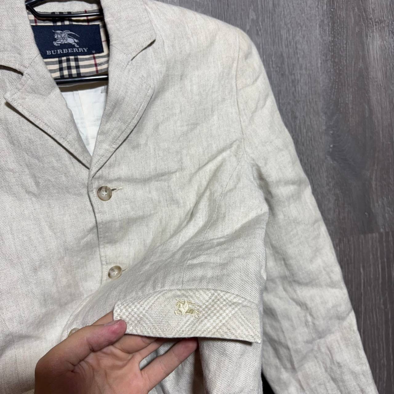 Burberry Burberry blazer jacket nova checks quilted coat linen Kid 10 Size XXS / US 00 / IT 34 - 2 Thumbnail