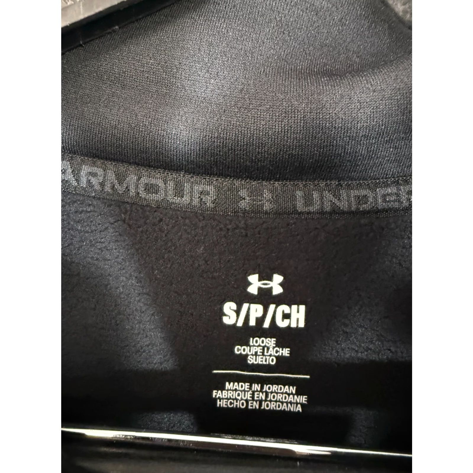 Under Armour Under Armour Fleece Jacket Womens S Black Half-Zip Pullover Mock Neck Long Sleeve NWT Size S / US 4 / IT 40 - 7 Thumbnail