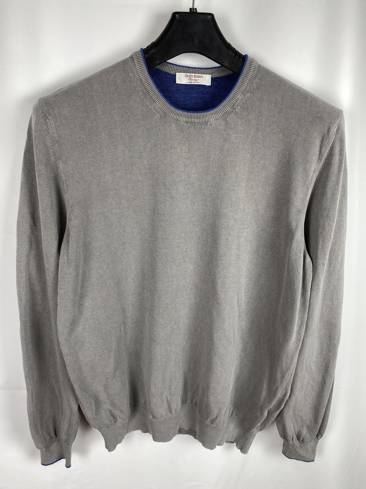Gran Sasso Gran Sasso Vintage Cotton Pullover Men size 54 Size US L / EU 52-54 / 3 - 1 Thumbnail