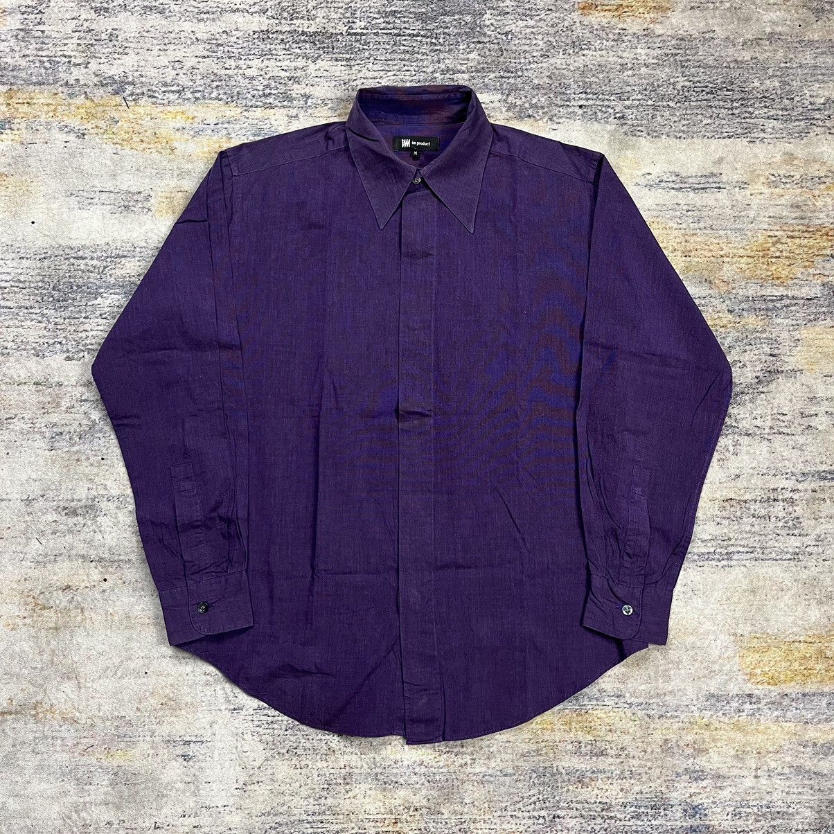 Issey Miyake Vintage Im Issey miyake purple long sleeve shirt Size US M / EU 48-50 / 2 - 1 Thumbnail