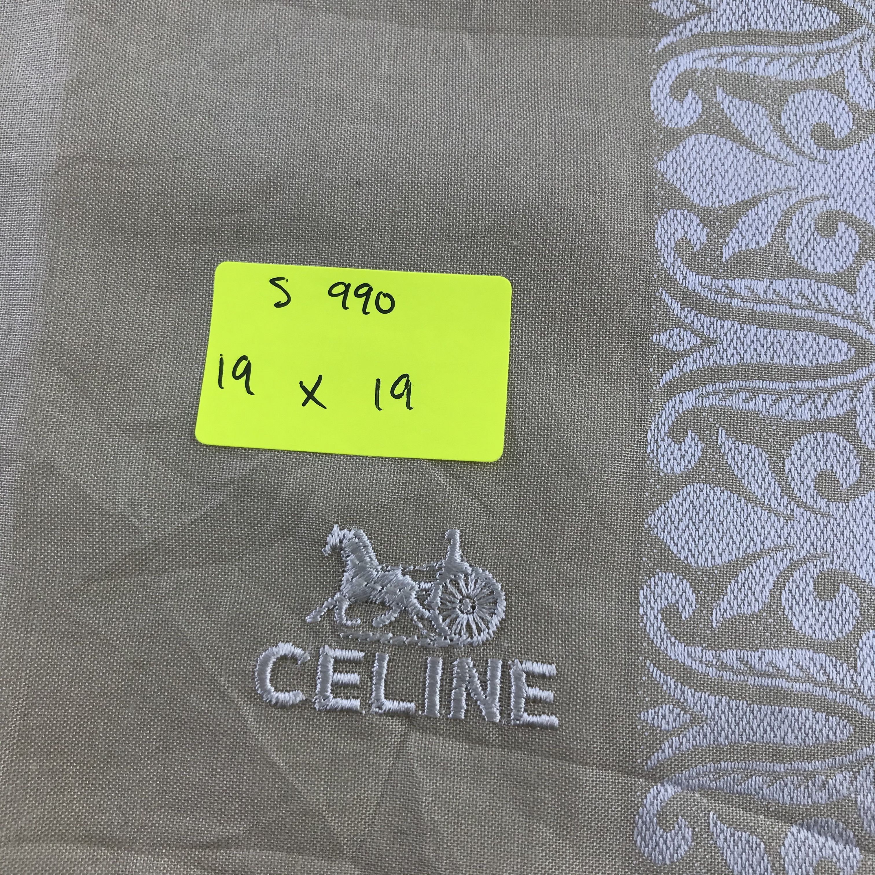 Celine × Vintage Celine Bandana / Handkerchief / Neckerchief - S990 Size ONE SIZE - 5 Thumbnail