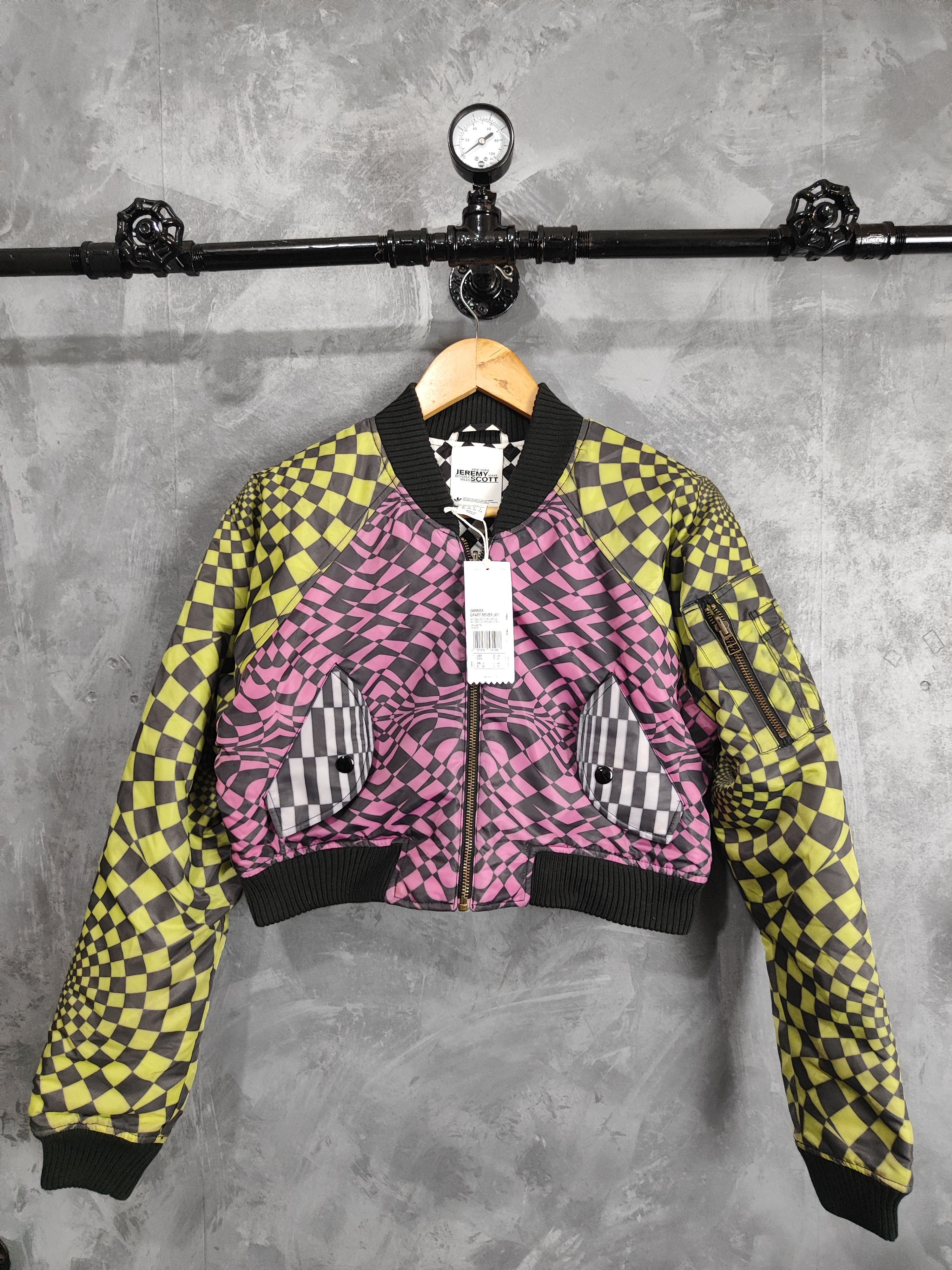 Adidas × Jeremy Scott Adidas x Jeremy Scott - Reversable Crop Bomber Jacket - Size M / US 6-8 / IT 42-44 - 1 Thumbnail