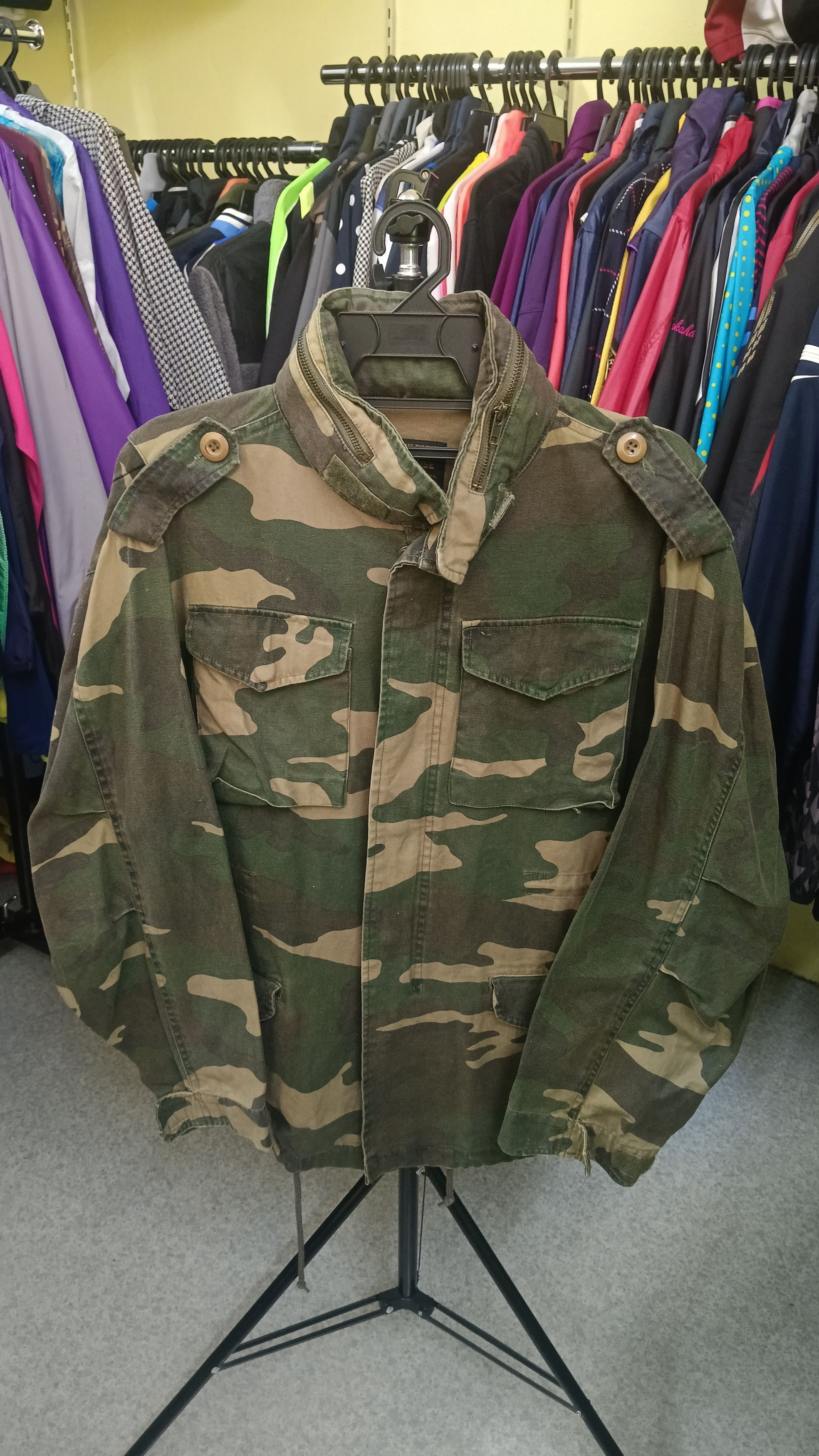 Japanese Brand 🔥 Doghouse Green Camo Parka Jacket Size US M / EU 48-50 / 2 - 1 Thumbnail