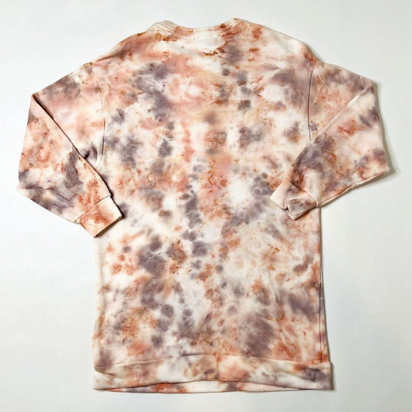 Lulus Lulus Dress XS Hang Loose Mini Sweatshirt Tie Dye Pink Gray Relaxed Fit Dress Shirts? Size XS / US 0-2 / IT 36-38 - 6 Thumbnail