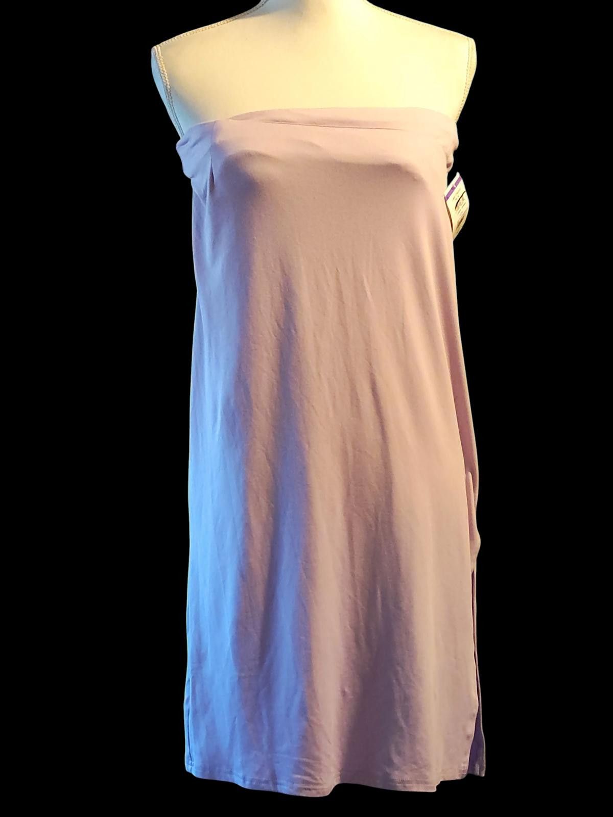 Other Vera Moda Women's Strapless Midi Dress with Side Slit Size M / US 6-8 / IT 42-44 - 3 Thumbnail