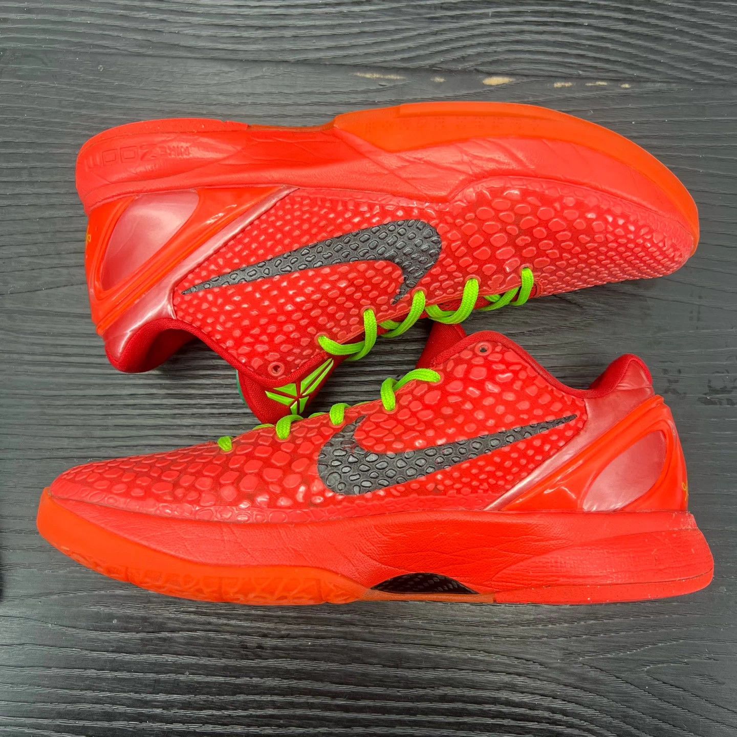 Nike Kobe 6 Reverse Green Hornet 43 Near Mint Original Box Size US 10 / EU 43 - 3 Thumbnail