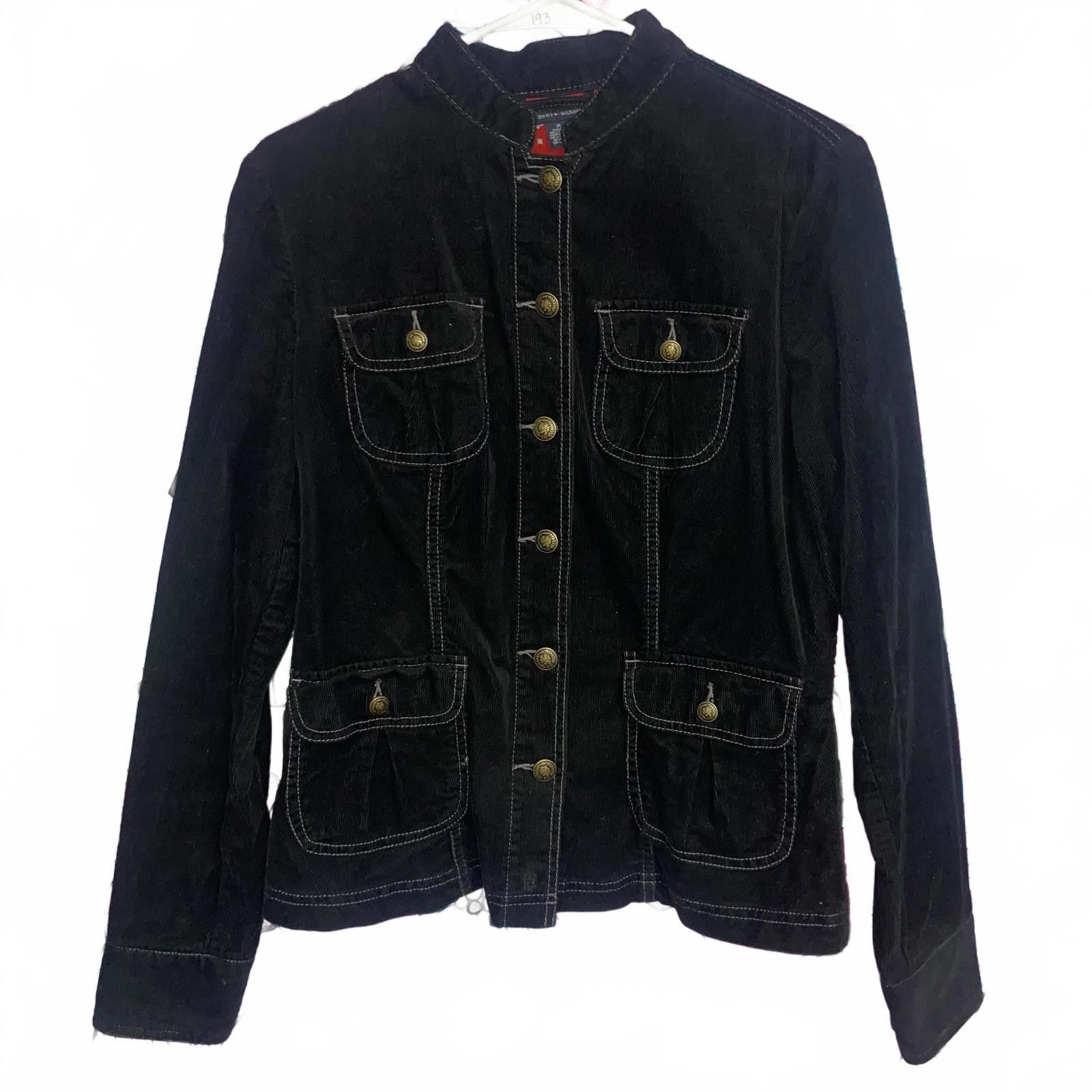 Designer Vintage Y2k Corduroy Jacket M Tommy Hilfiger Size M / US 6-8 / IT 42-44 - 1 Thumbnail