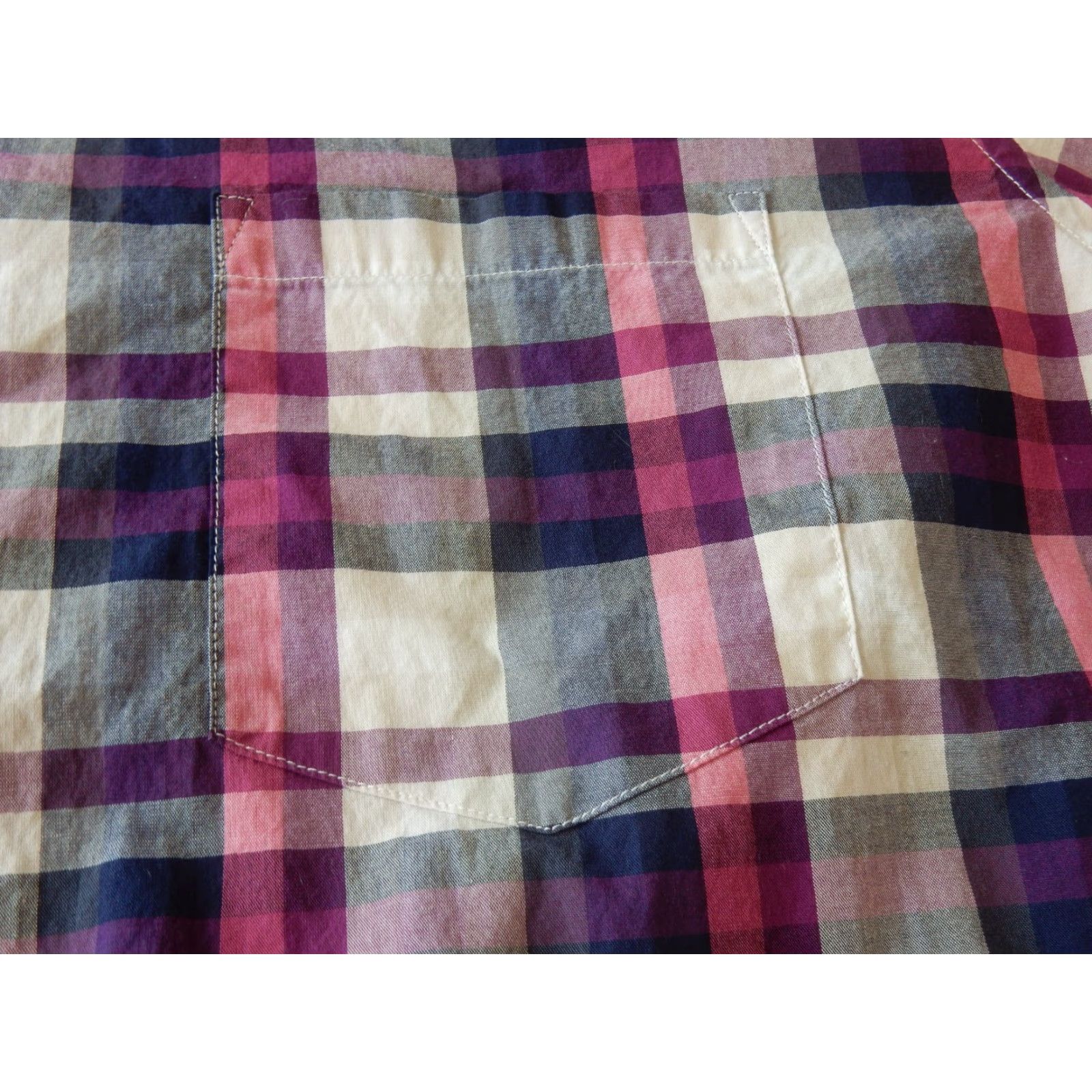 J.Crew J.CREW Shirt Men Button-Up XXL Plaid Pink Long Sleeve Front Button Size US XXL / EU 58 / 5 - 3 Thumbnail