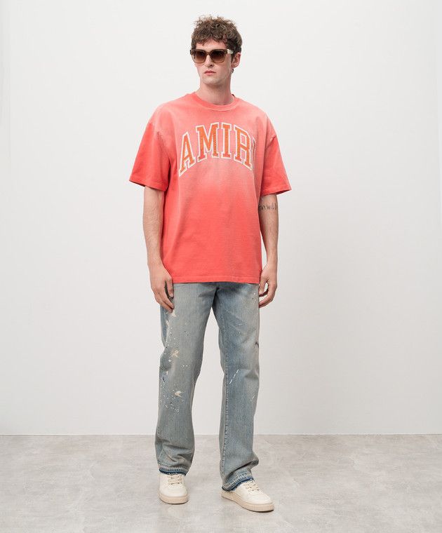 Amiri oc11z1125 Painter Jeans With Logo in Blue Size US 34 / EU 50 - 2 Thumbnail